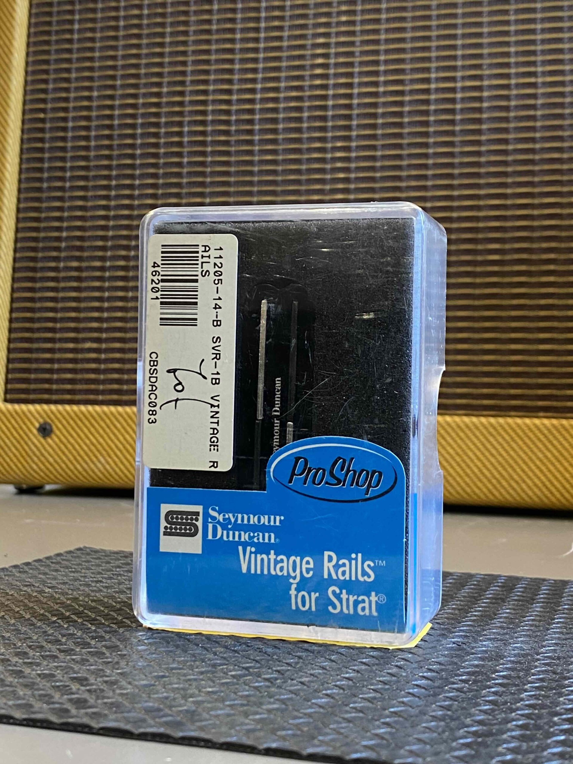 SEYMOUR DUNCAN SVR 1 B VINTAGE RAILS STRAT BRIDGE BLACK