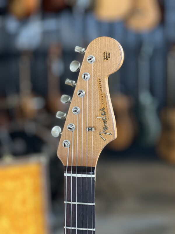 Fender Custom Shop LTD Roasted 61 Stratocaster Super Heavy Relic® Black over 3TSB - immagine 5