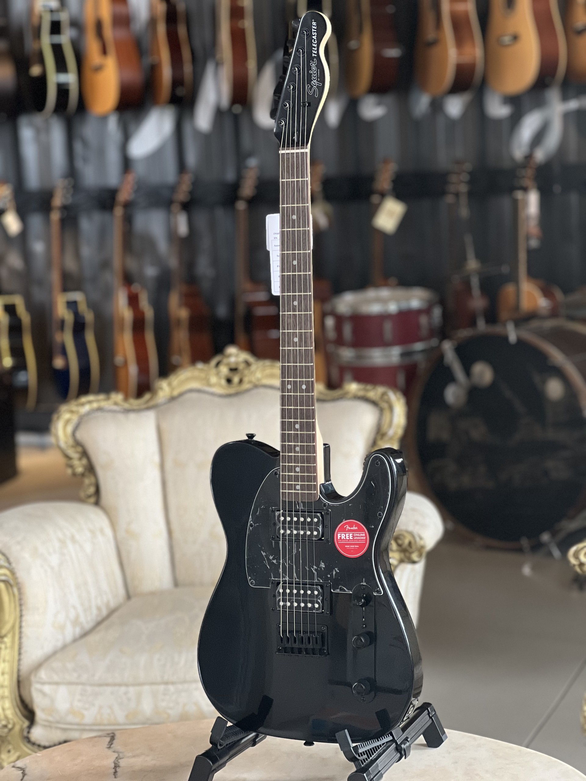 SQUIER Affinity Telecaster HH オールブラック Squier Affinity Telecaster HH Electric Guitar With Matching