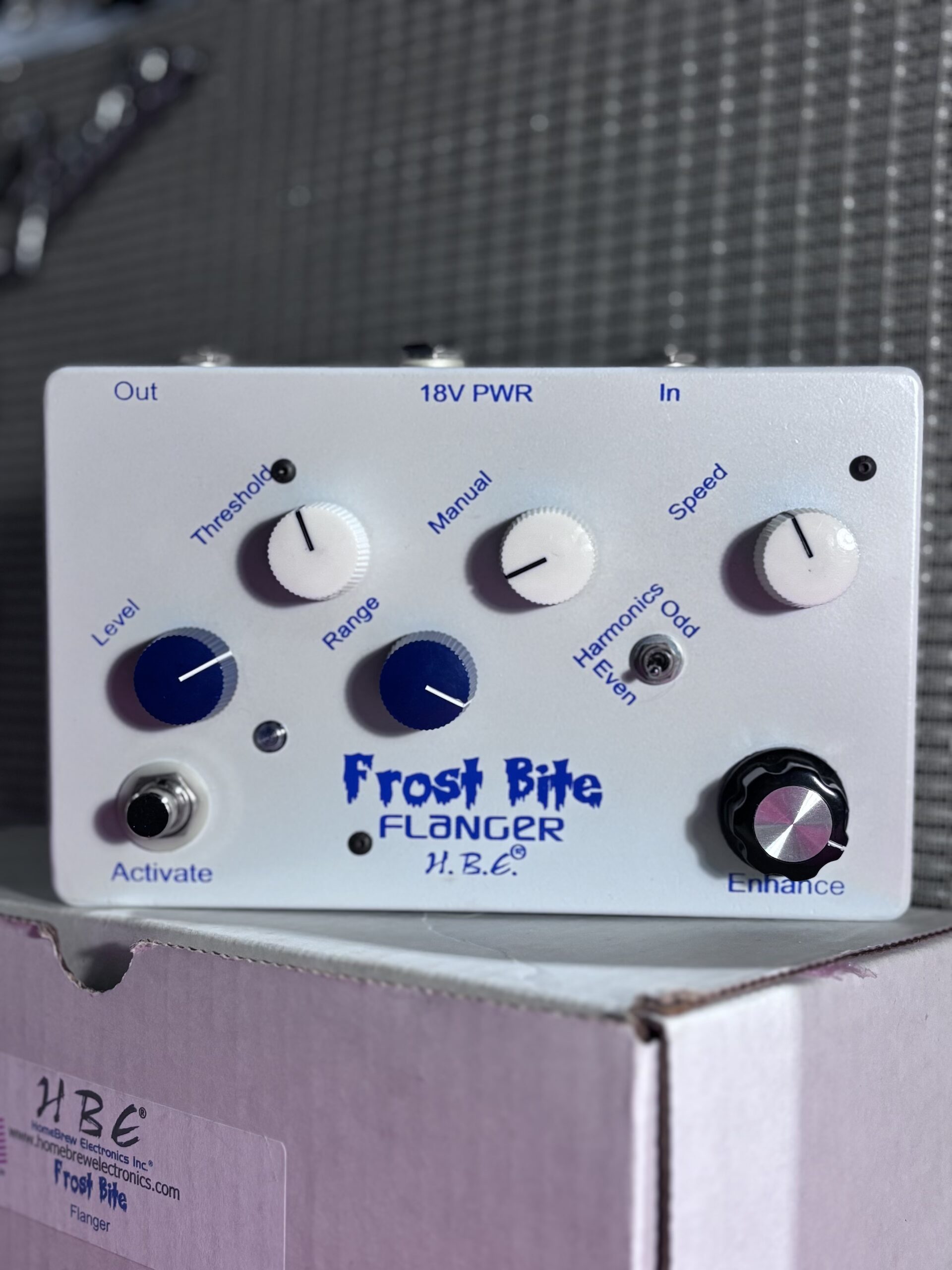 HomeBrew Electronics Frostbite Flanger - White