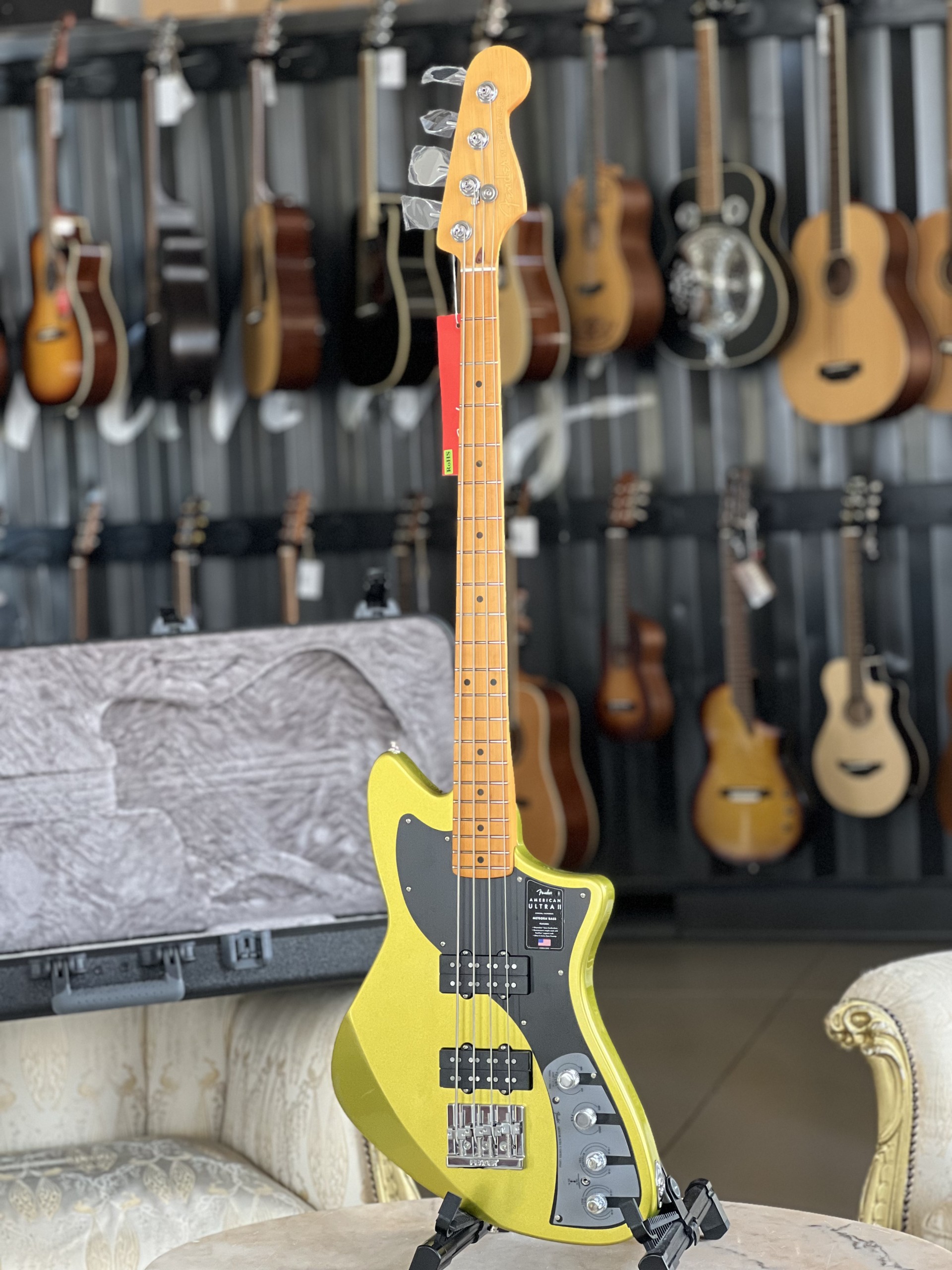Fender American Ultra II Meteora Bass Solar Flare