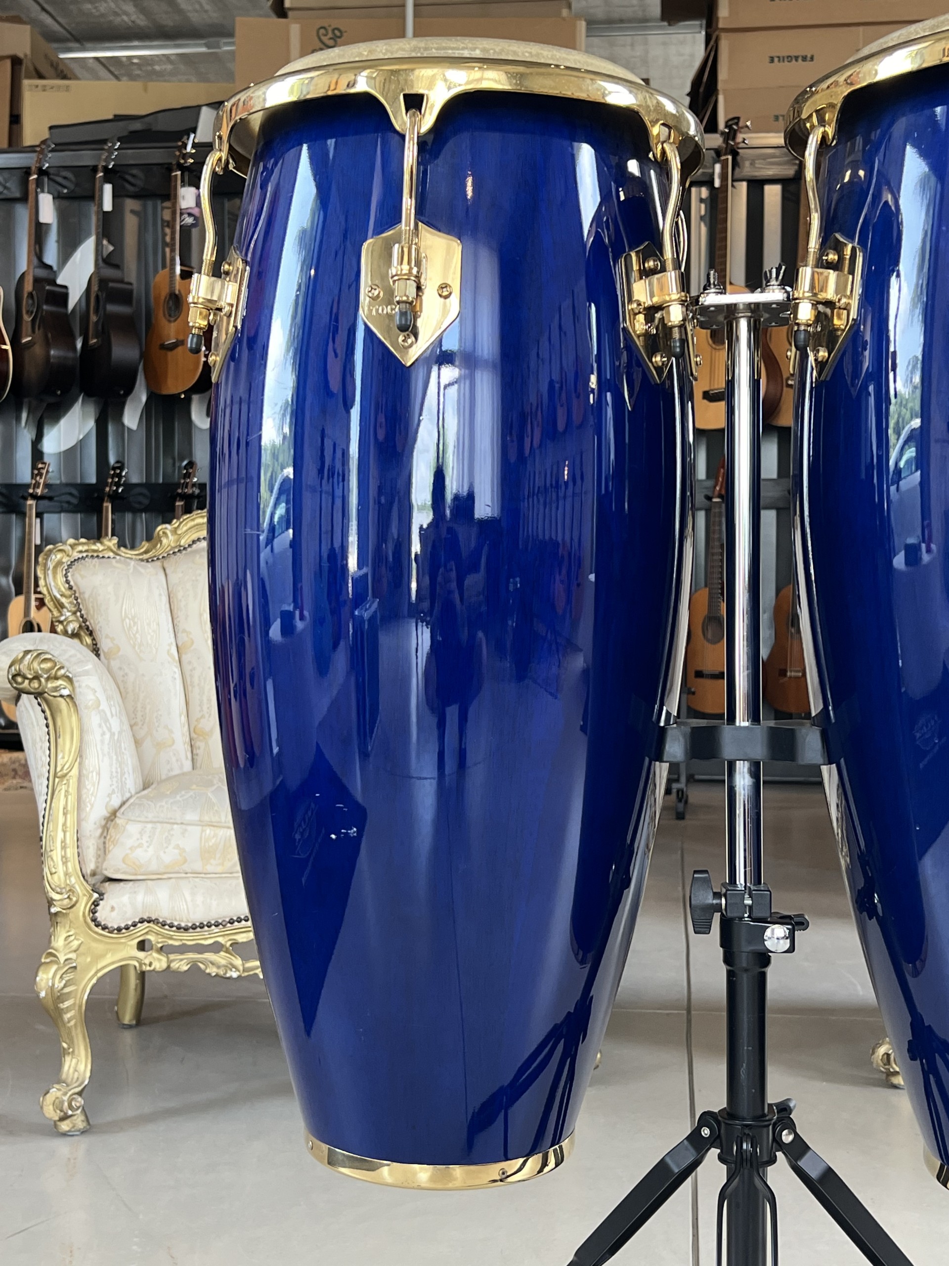 TOCA PERCUSSION KAMAN Limited Edition Blue - Congas + BAGS - immagine 7