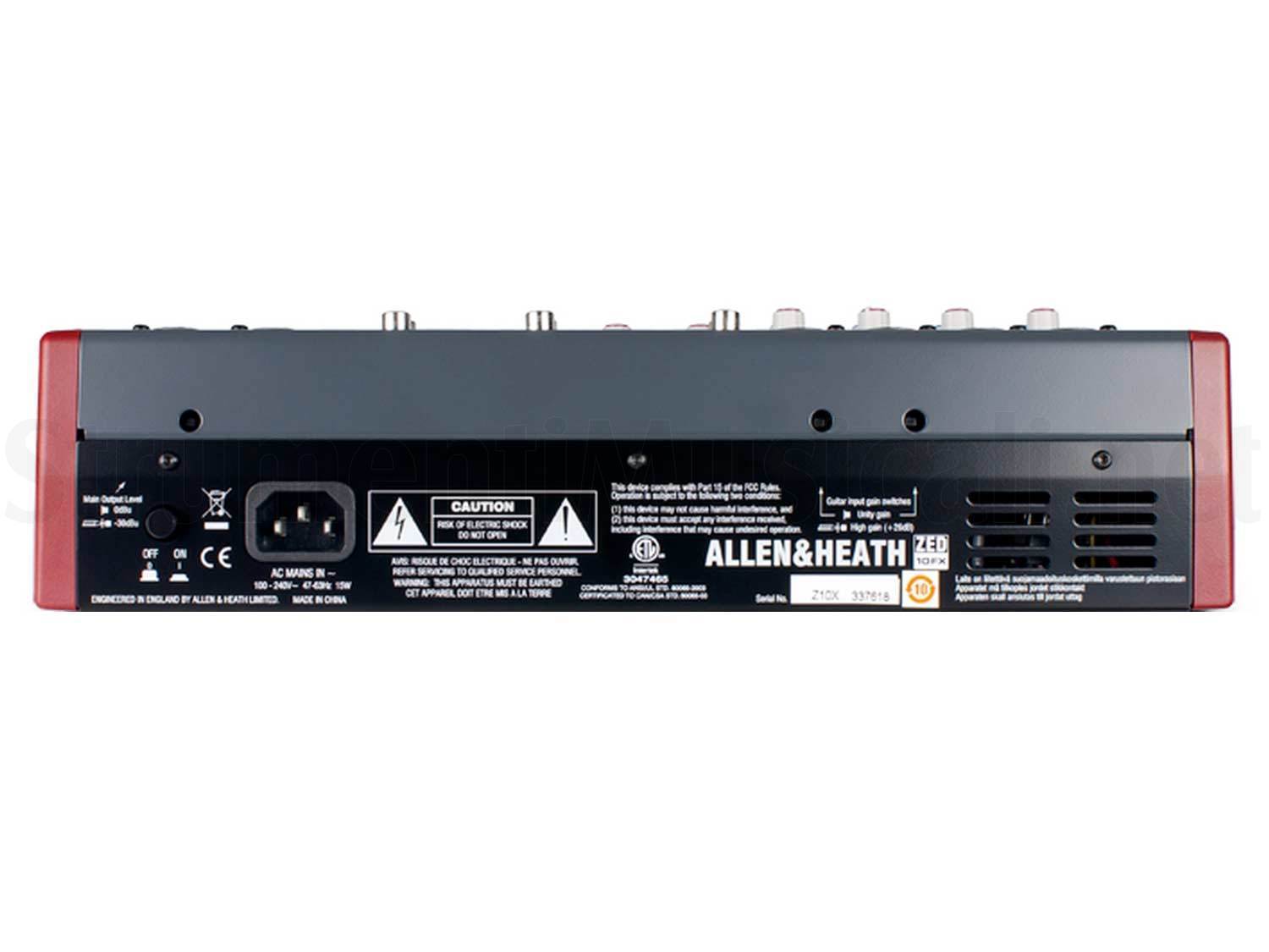 ALLEN & HEATH ZED 10FX - immagine 3