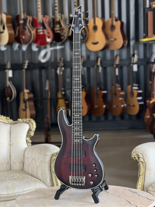 Schecter Hellraiser Extreme 5 Crimson Red Burst Satin
