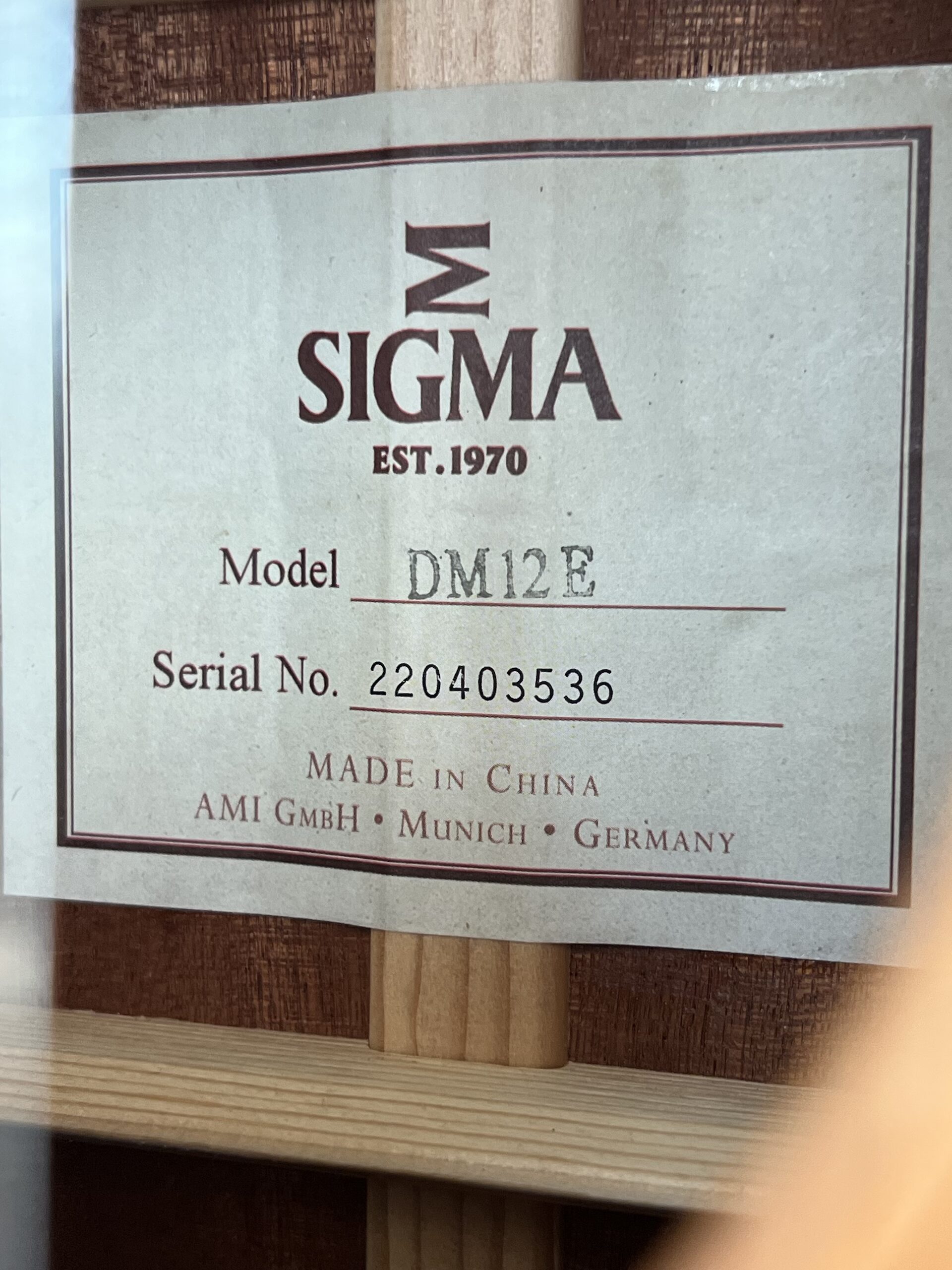 SIGMA DM-12E - immagine 4