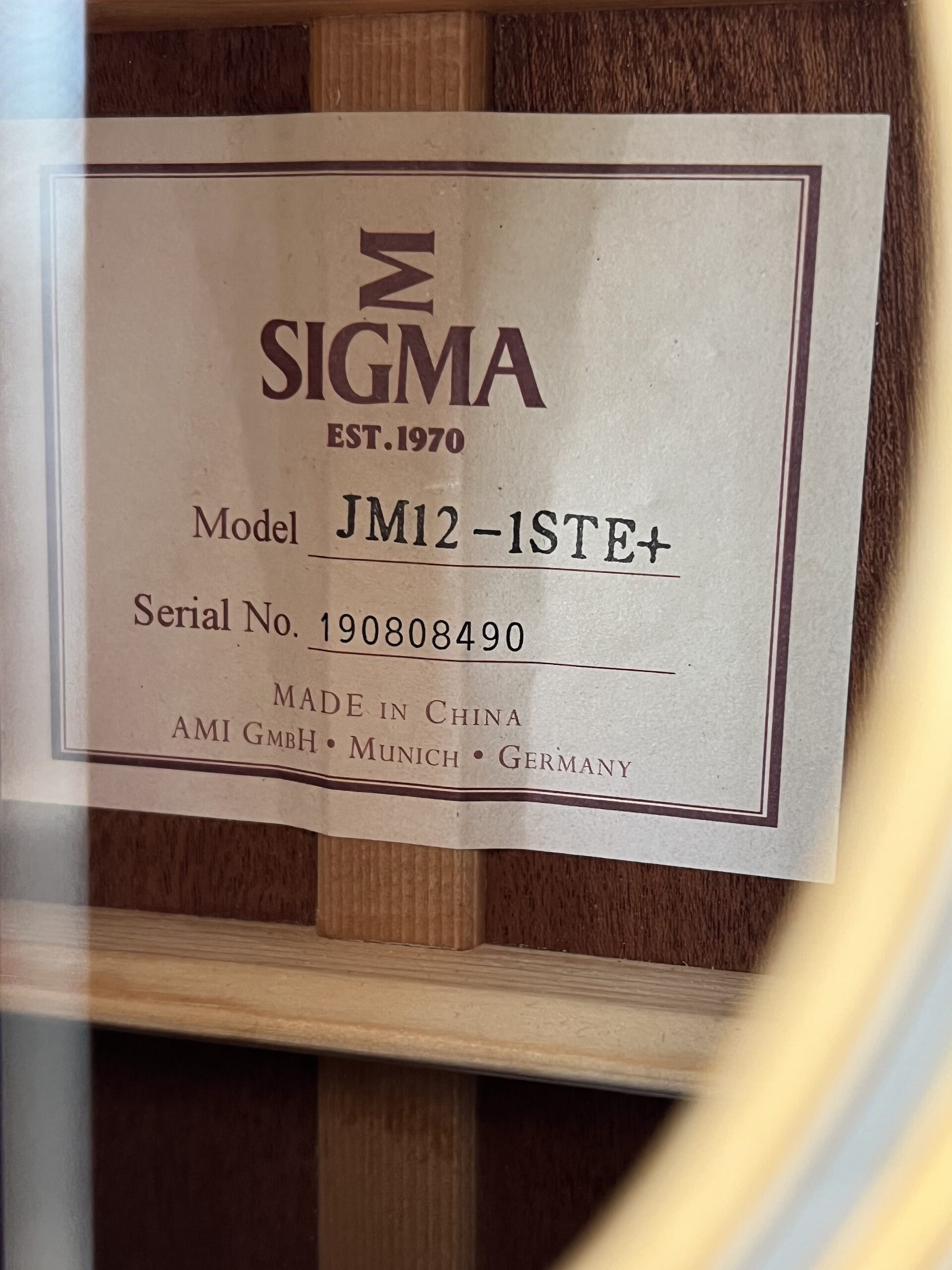 SIGMA JM12-1STE+ - immagine 3