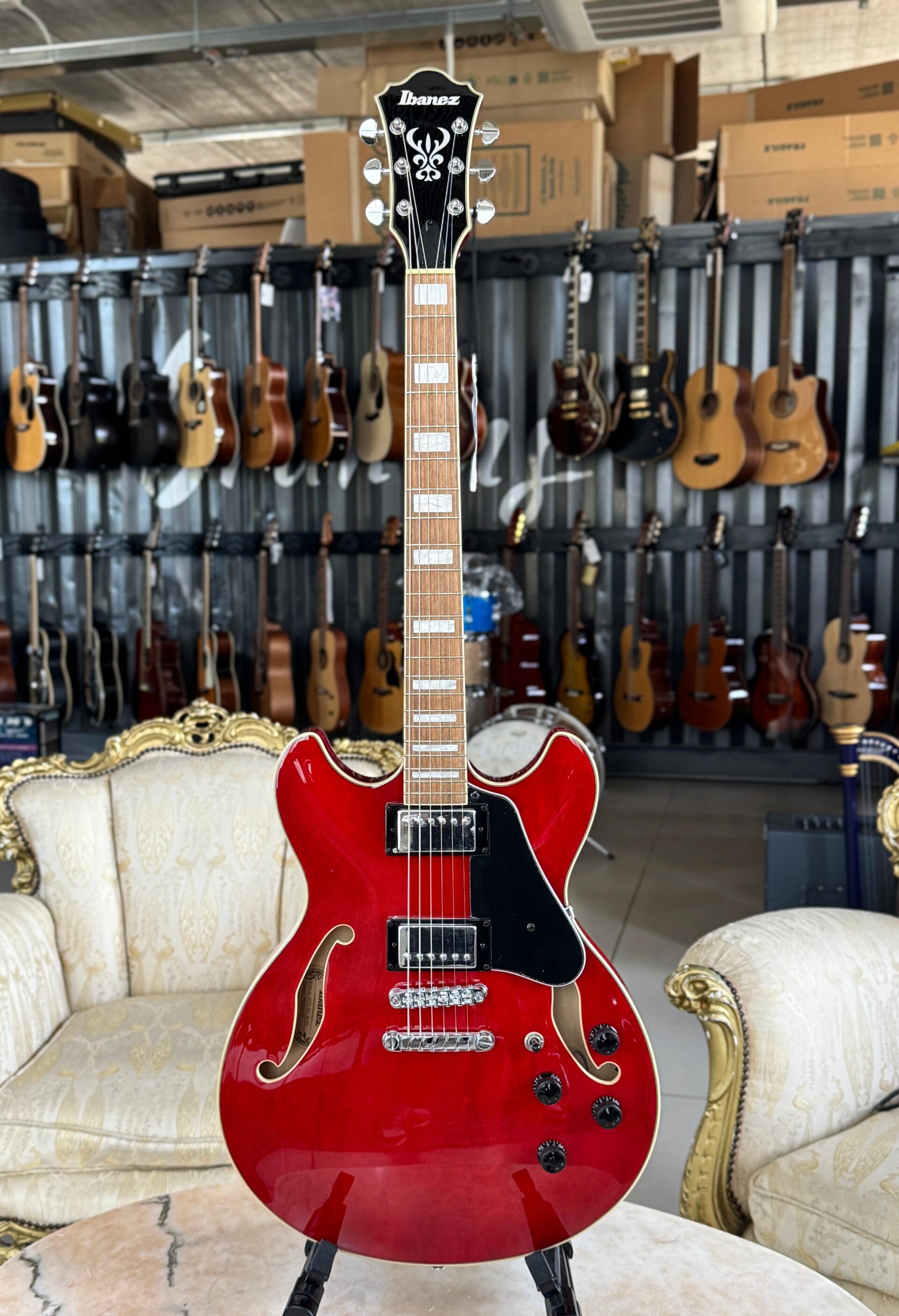 IBANEZ AS73 TCD 5b 04 Transparent Cherry Red
