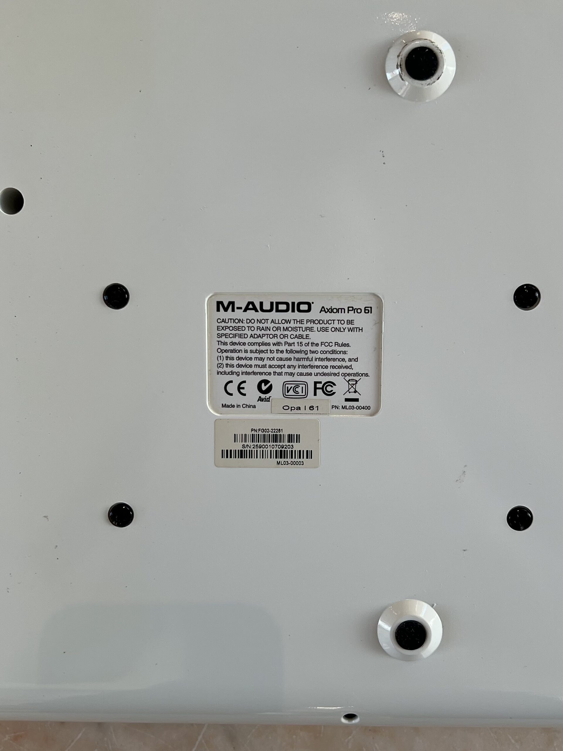 M-AUDIO Axiom Pro 61 - immagine 12