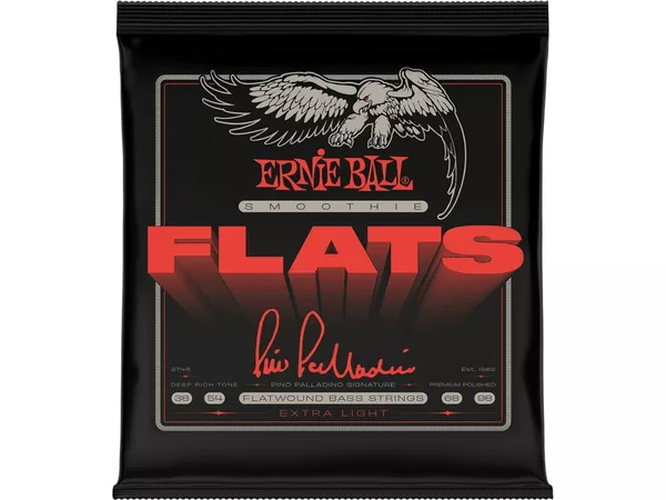 ERNIE BALL 2748 Pino Palladino Smoothie Flats Strings Extra Light 38-98