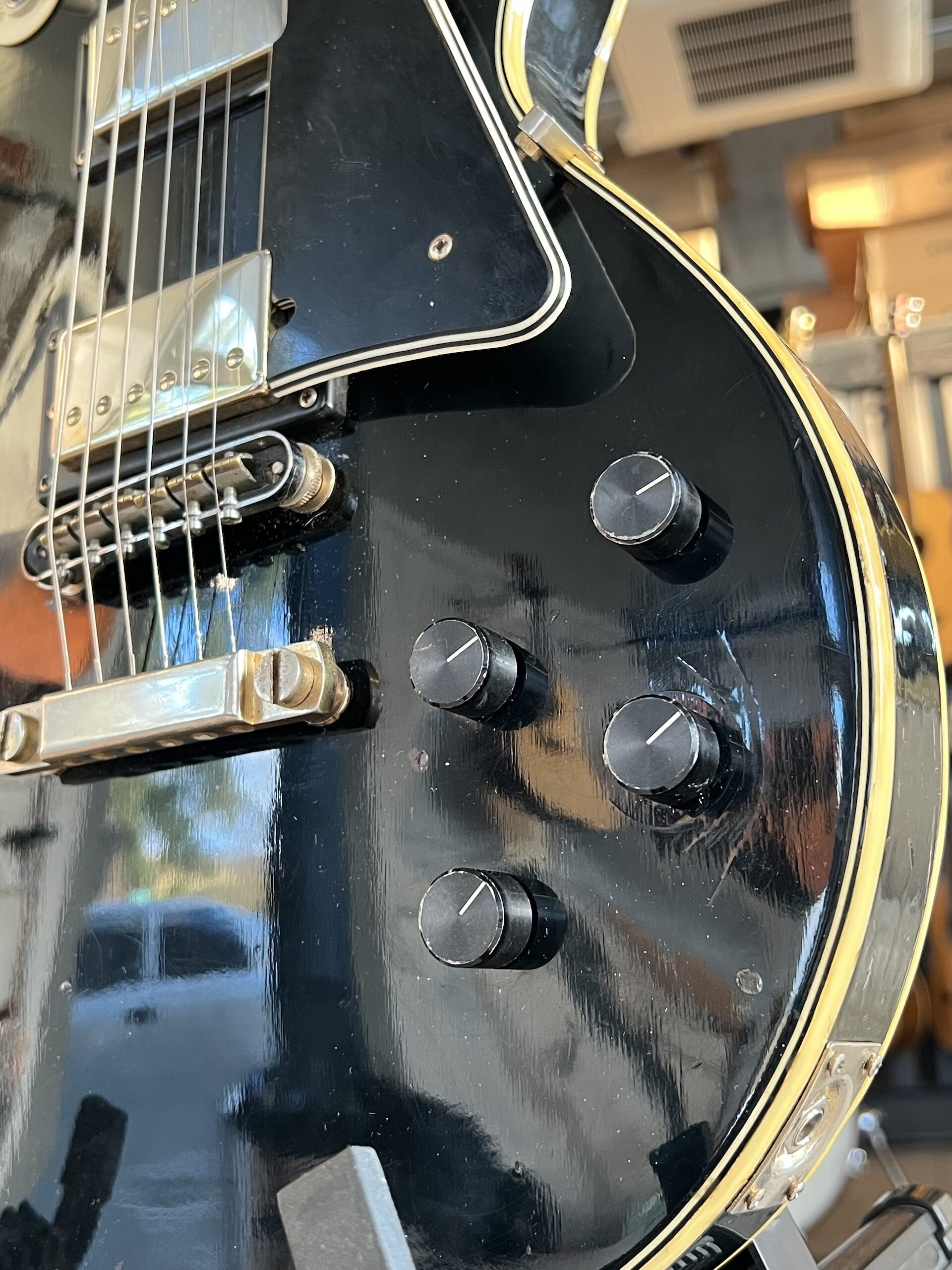 Hans Bauer '70 Les Paul - Made in Japan - Black - immagine 4