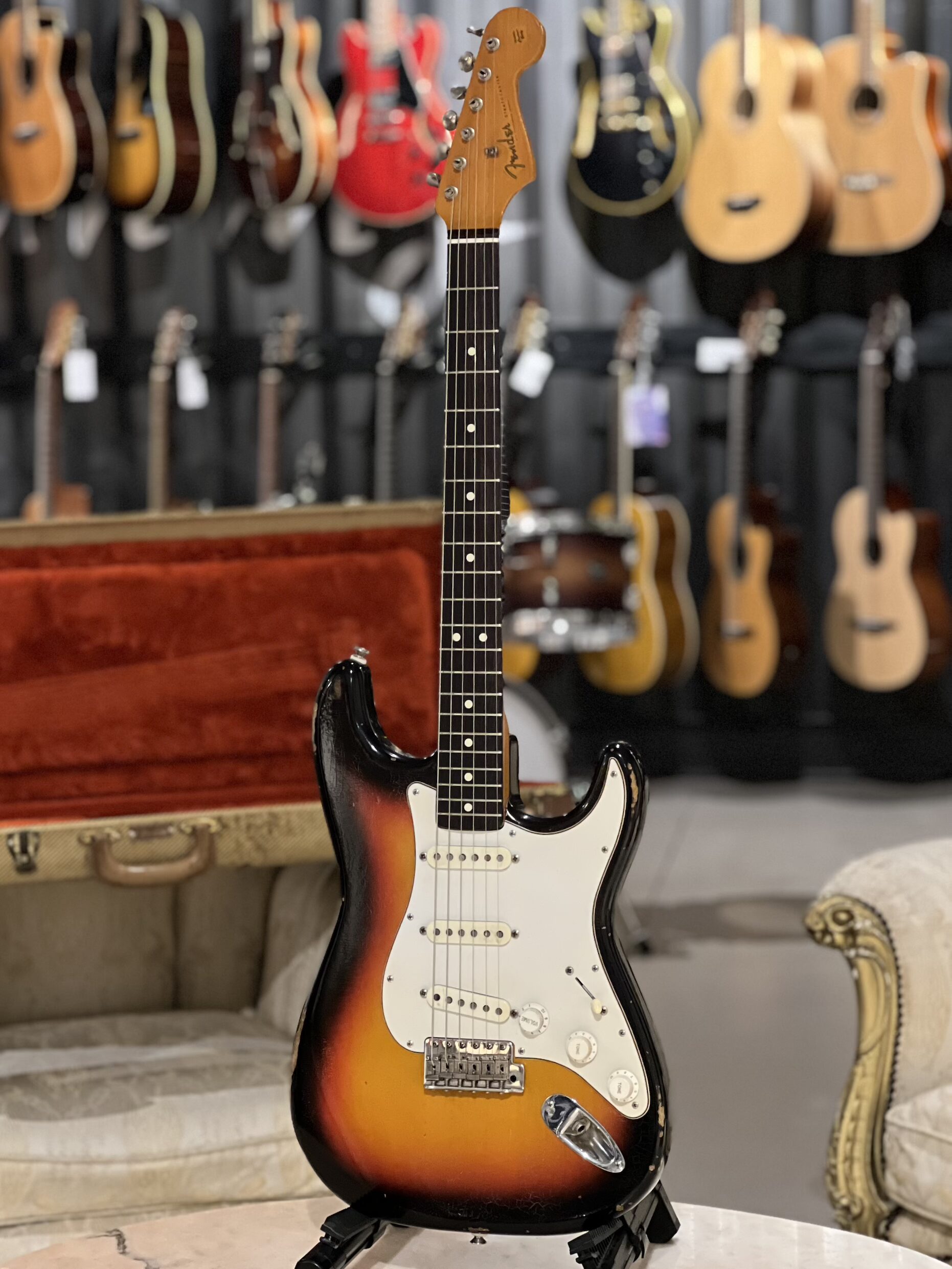 Fender Stratocaster Fullertone '62 Vintage Reissue - 1984 - repainted