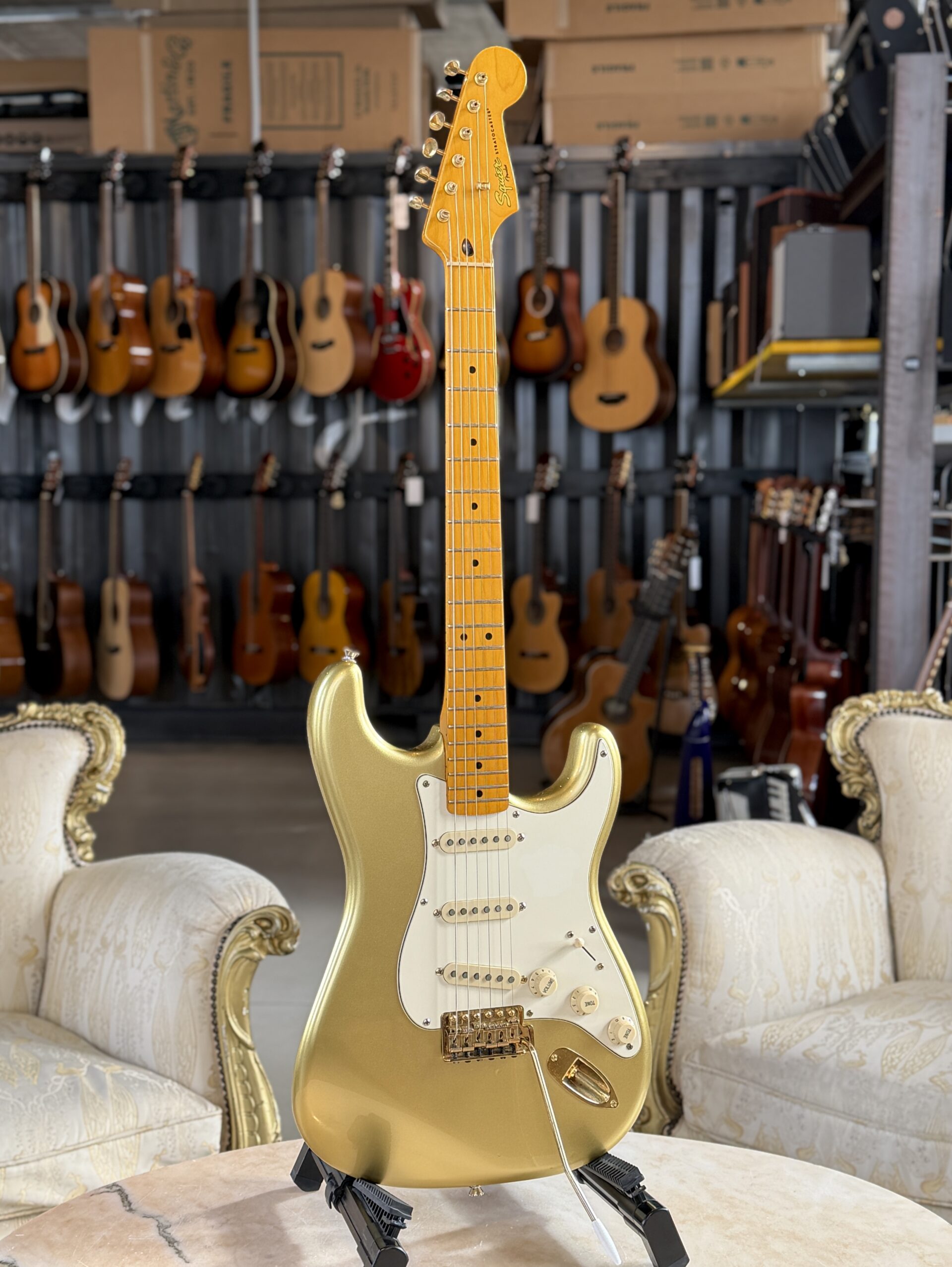 FENDER Squier 60th Anniversary Classic Vibe '50s Stratocaster Aztec Gold
