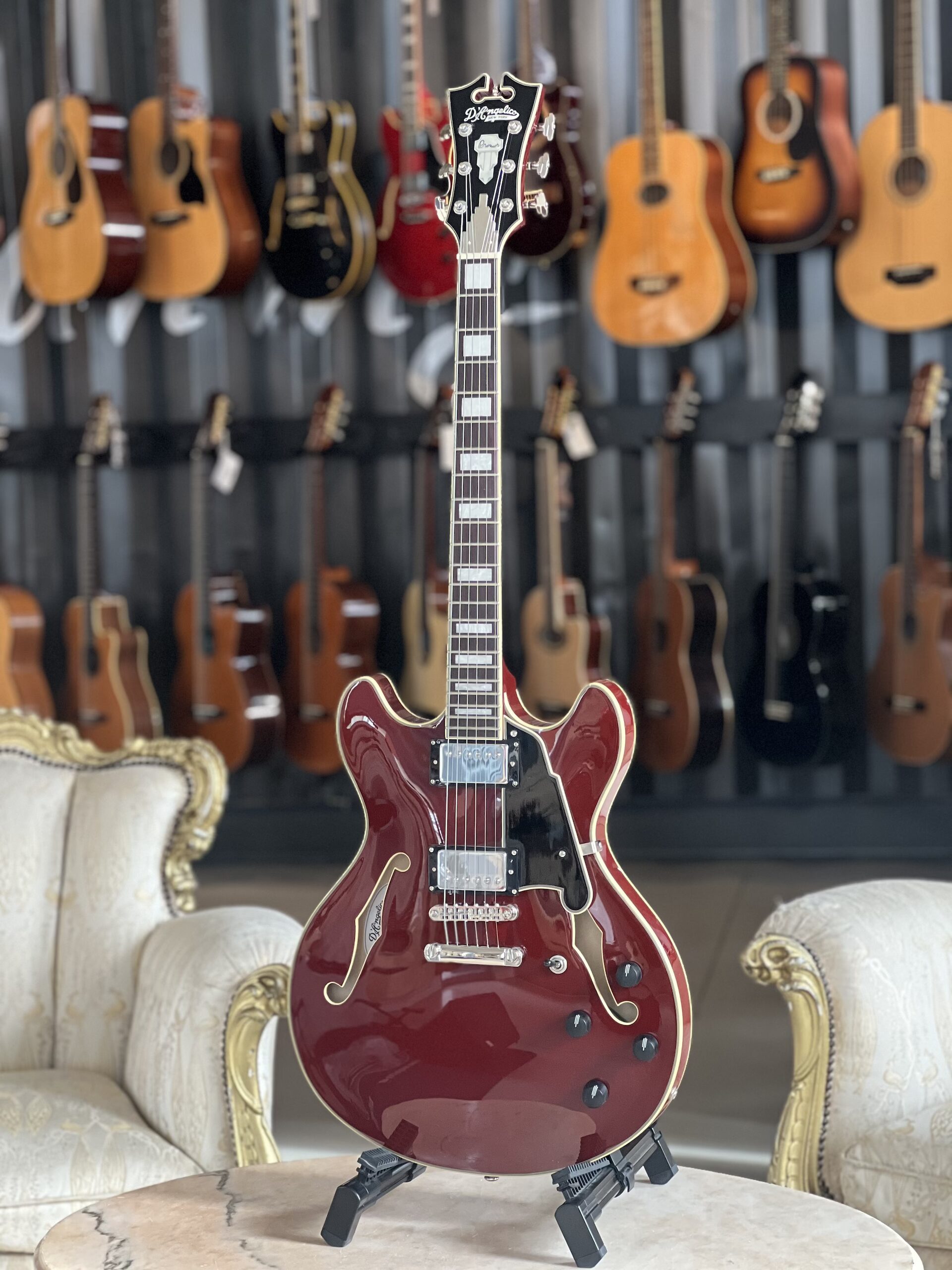 D'ANGELICO Premier DC - Burnt Red