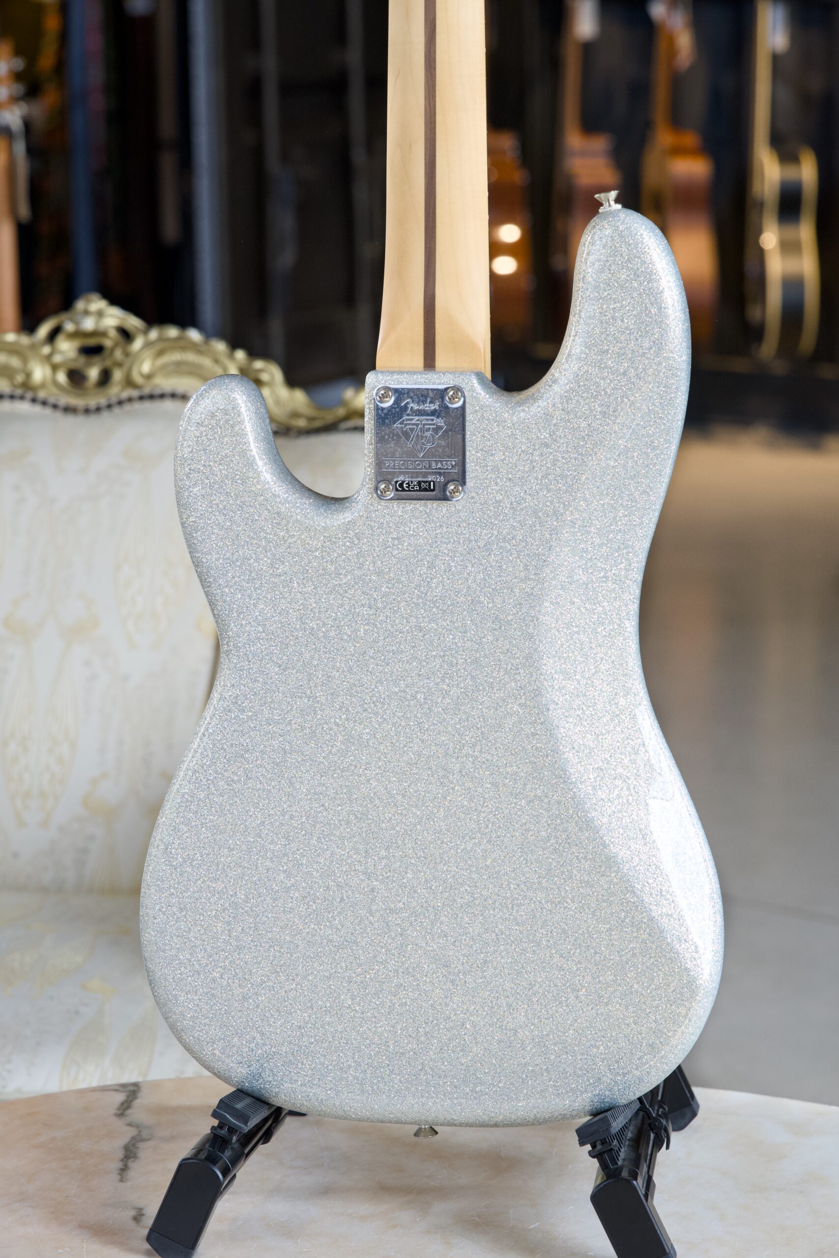 Fender 75th Anniversary Player II Precision Bass Rosewood Fingerboard Diamond Dust Sparkle - immagine 3