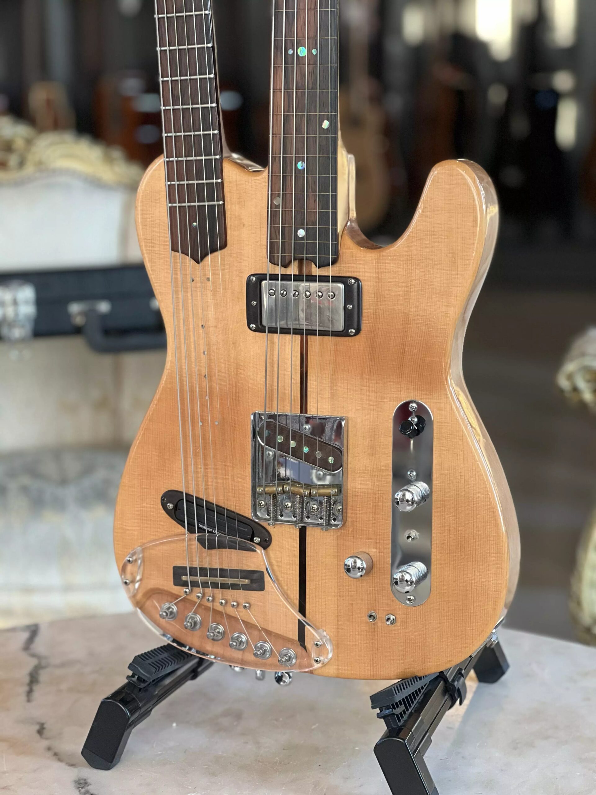 Telecaster custom “Uno e mezzo” Fretless - immagine 2