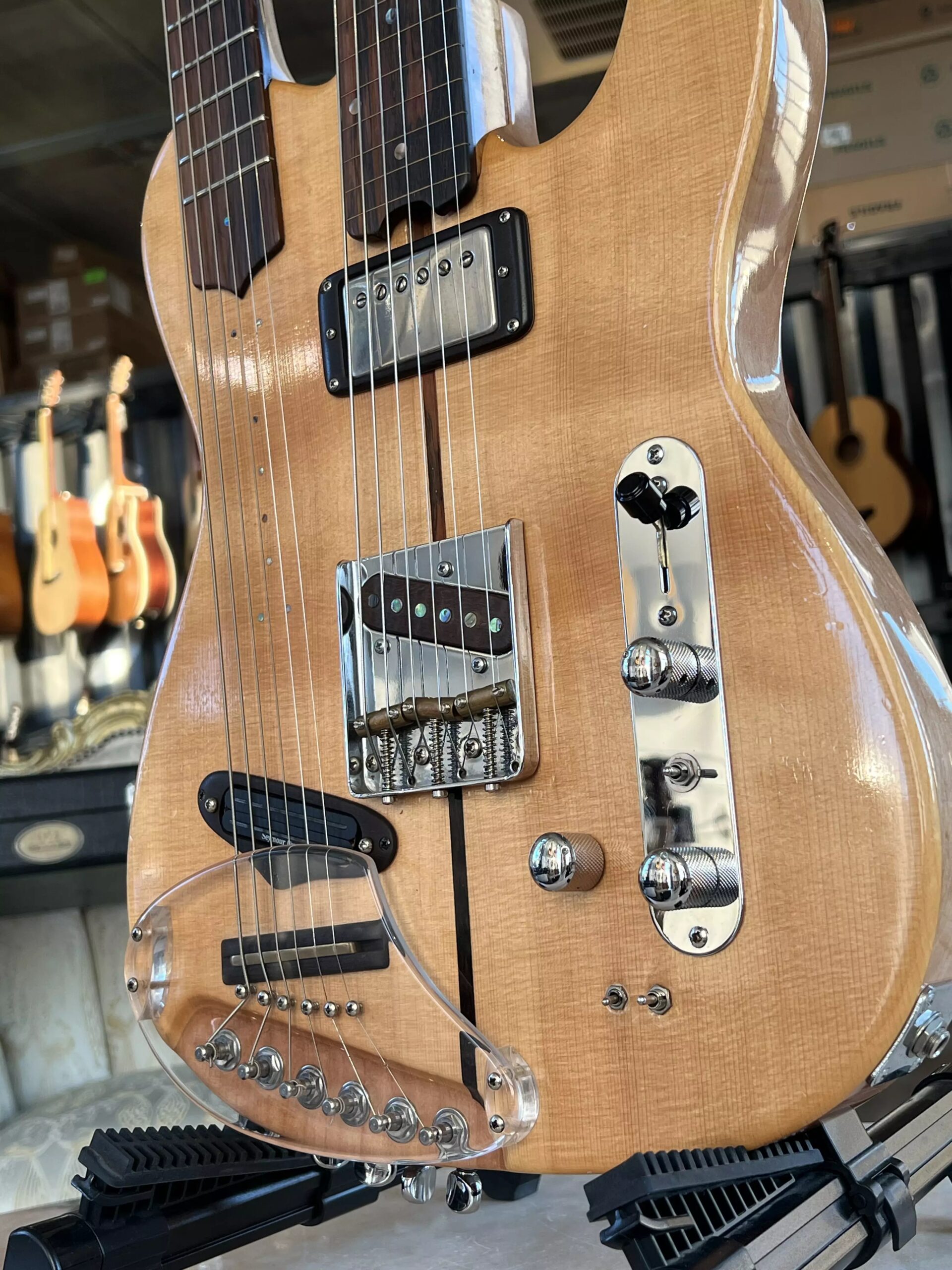 Telecaster custom “Uno e mezzo” Fretless - immagine 19