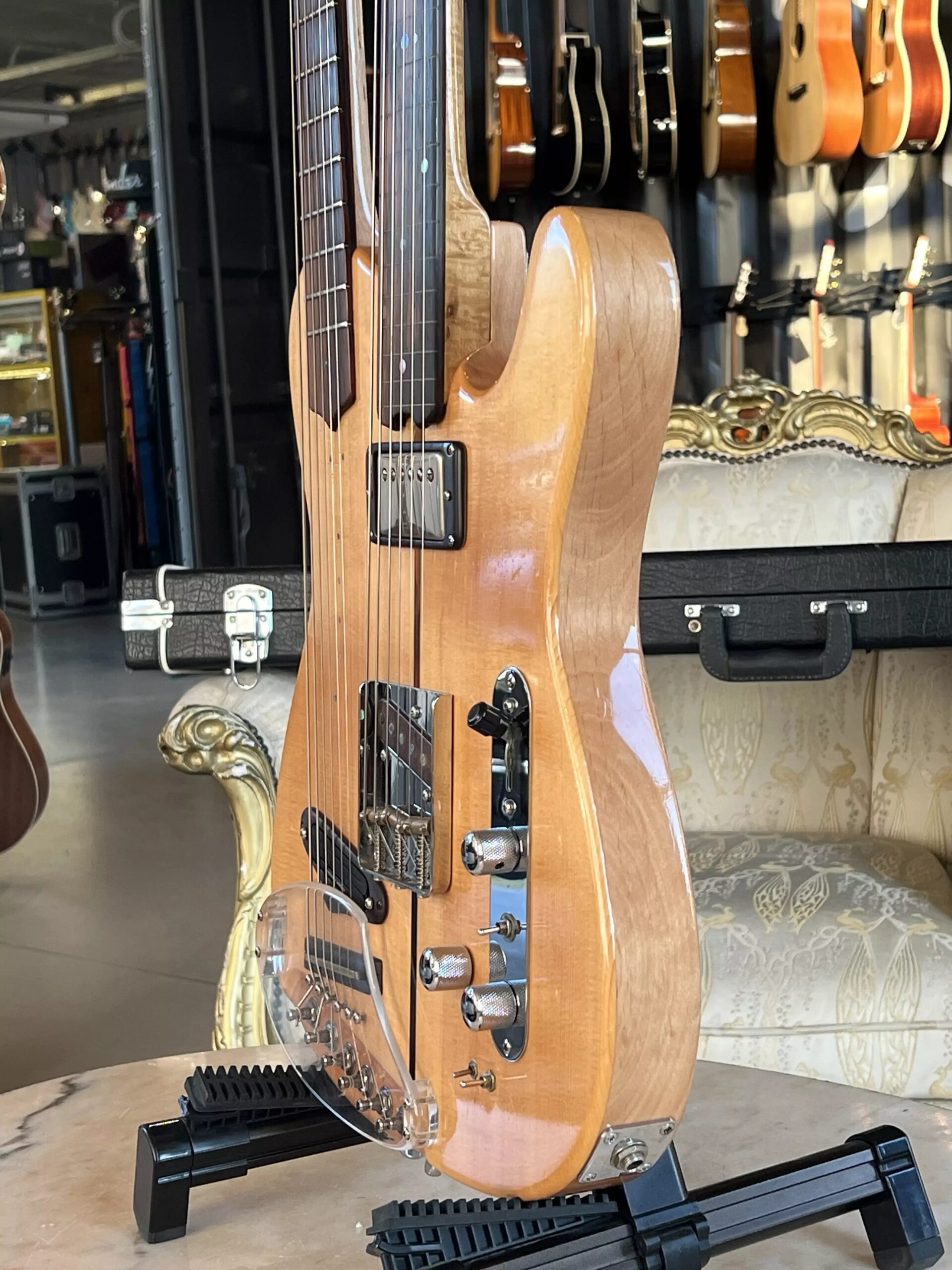 Telecaster custom “Uno e mezzo” Fretless - immagine 13