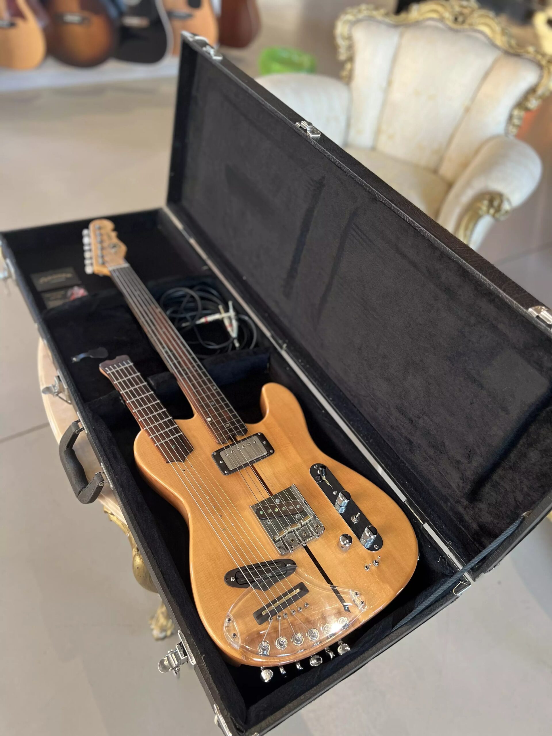 Telecaster custom “Uno e mezzo” Fretless - immagine 6