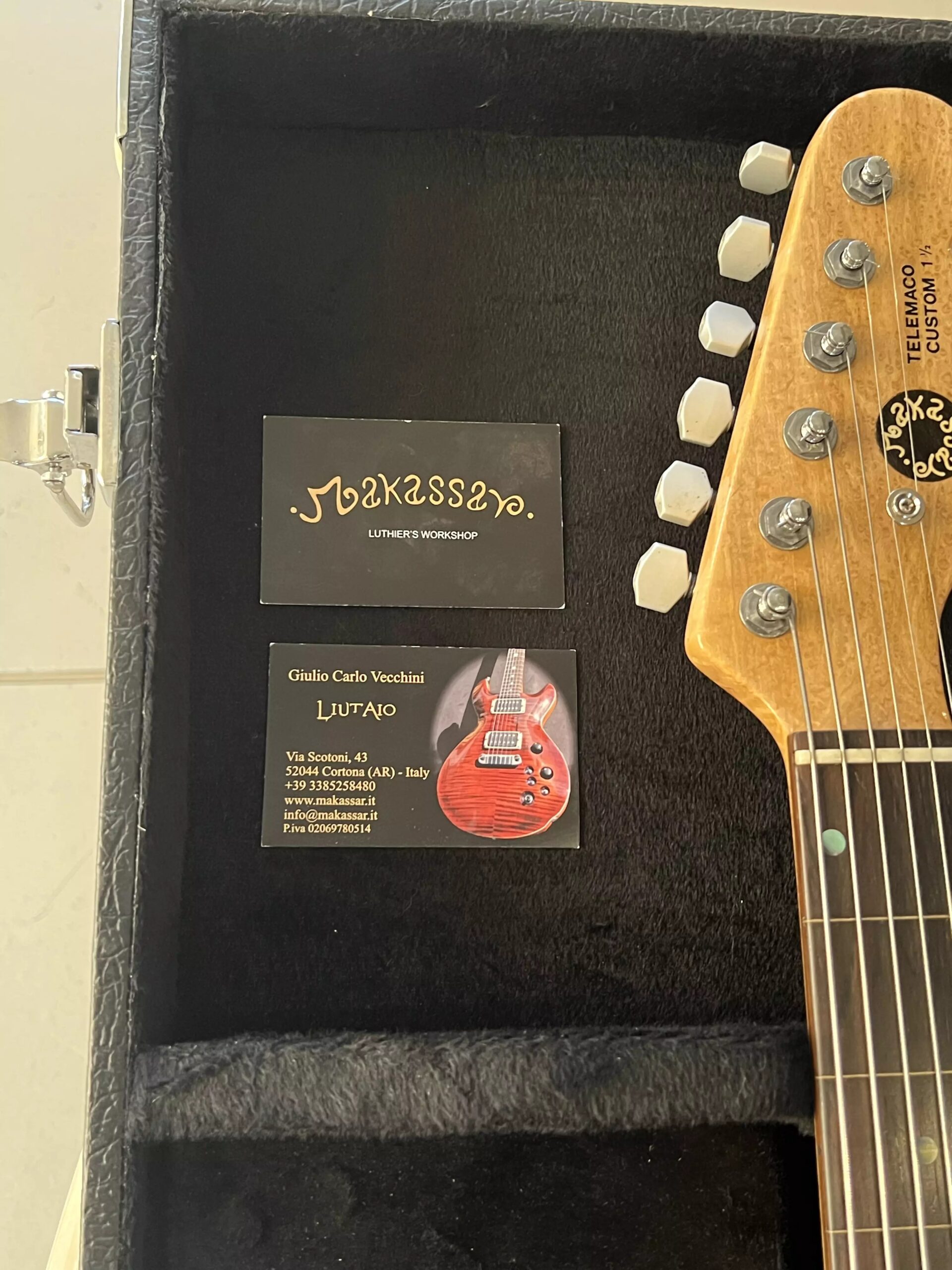 Telecaster custom “Uno e mezzo” Fretless - immagine 4