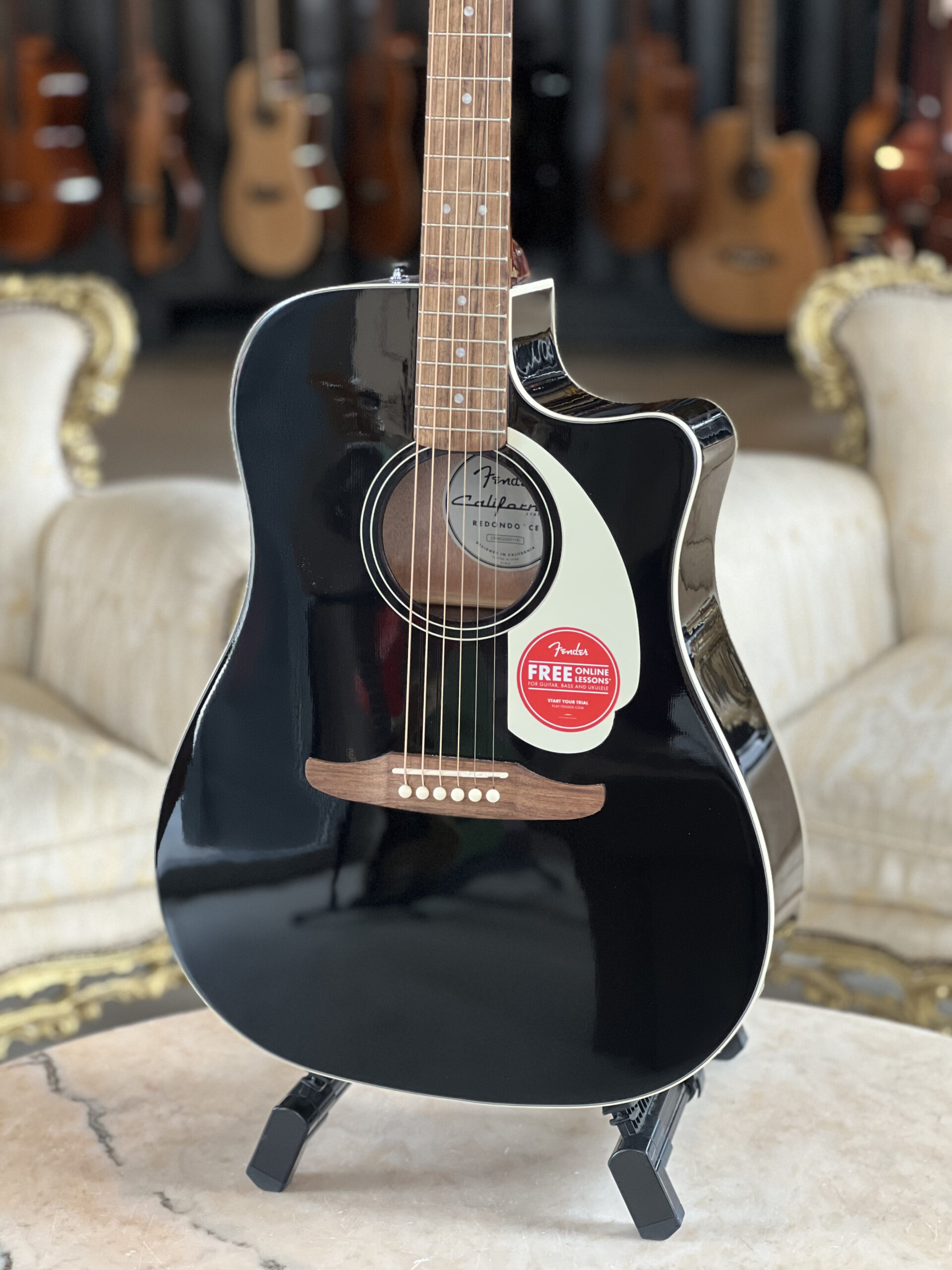 Fender CA STD Redondo CE IPG BLK - immagine 2