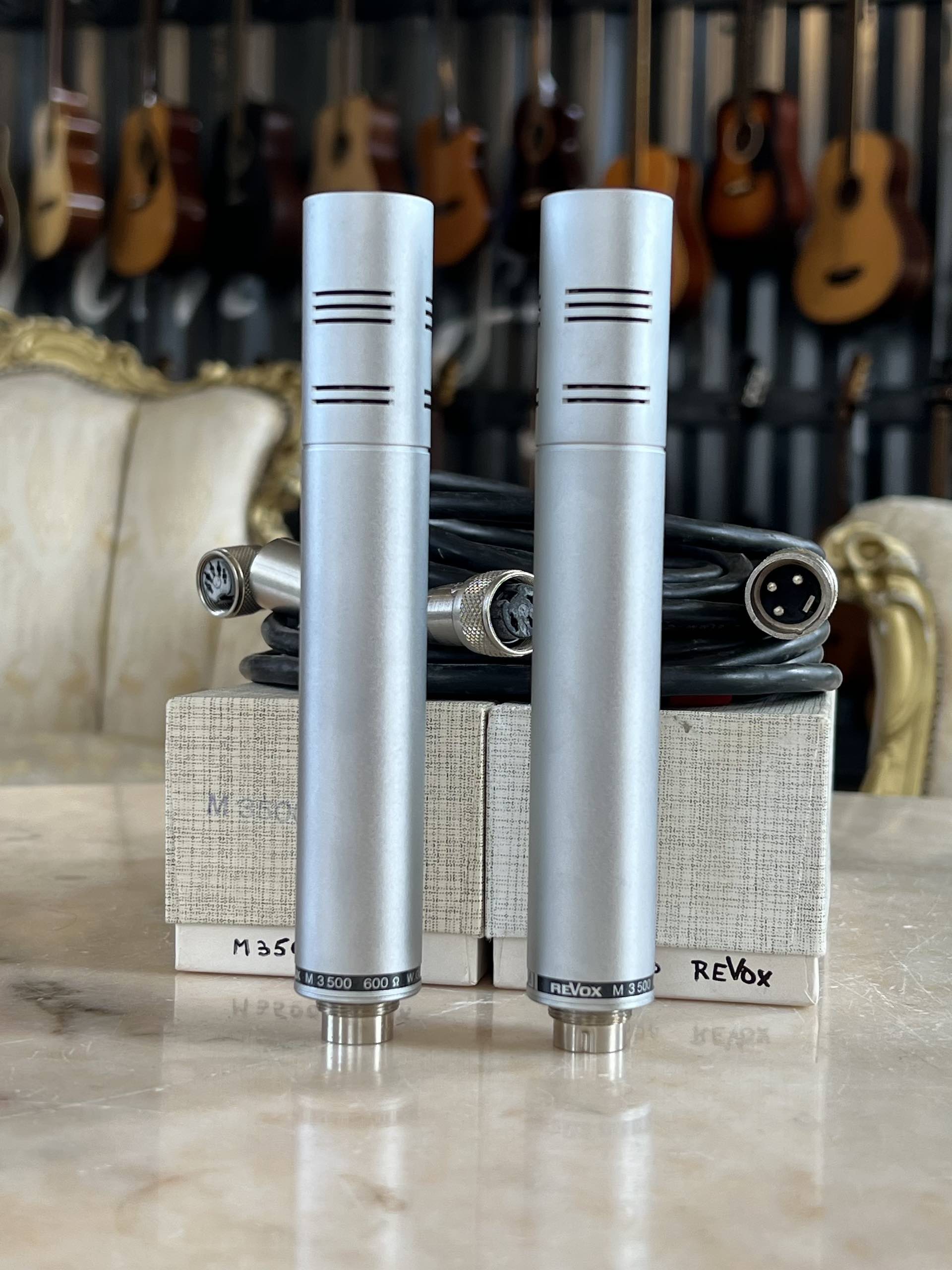 REVOX M3500 Dynamic Microphones (Coppia/Pair)