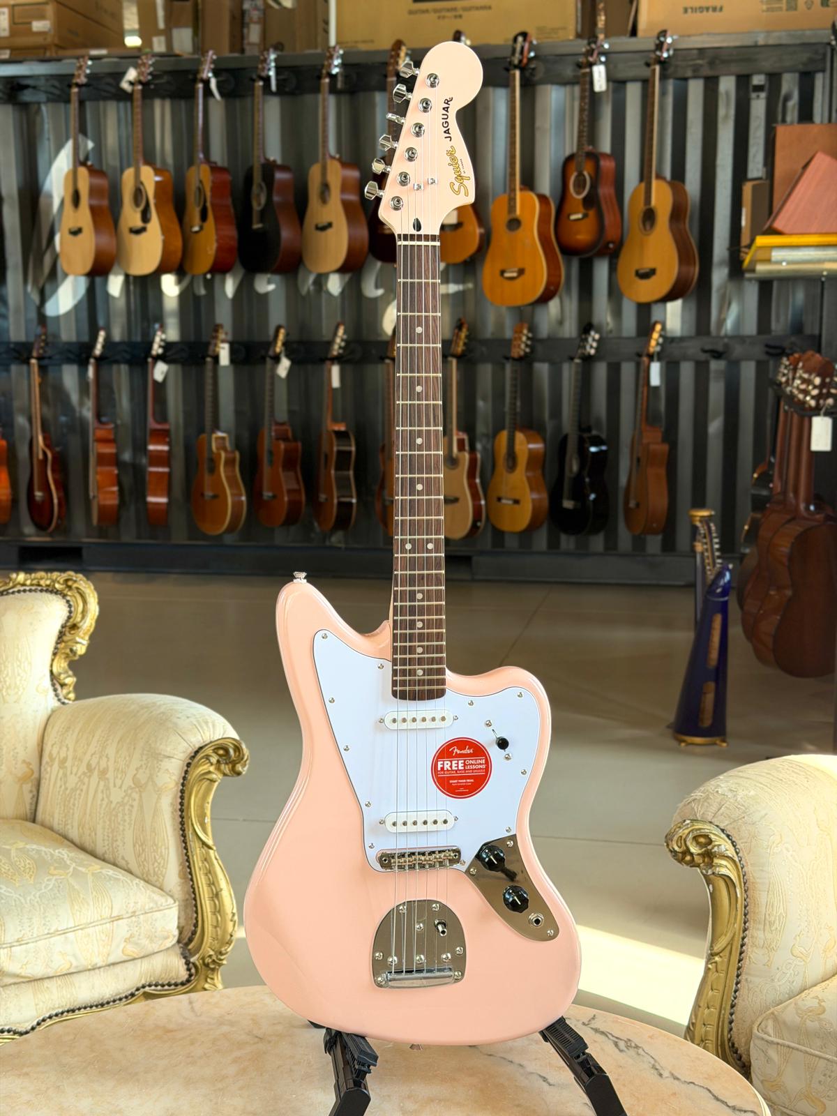 SQUIER LTD Affinity Jaguar Shell Pink