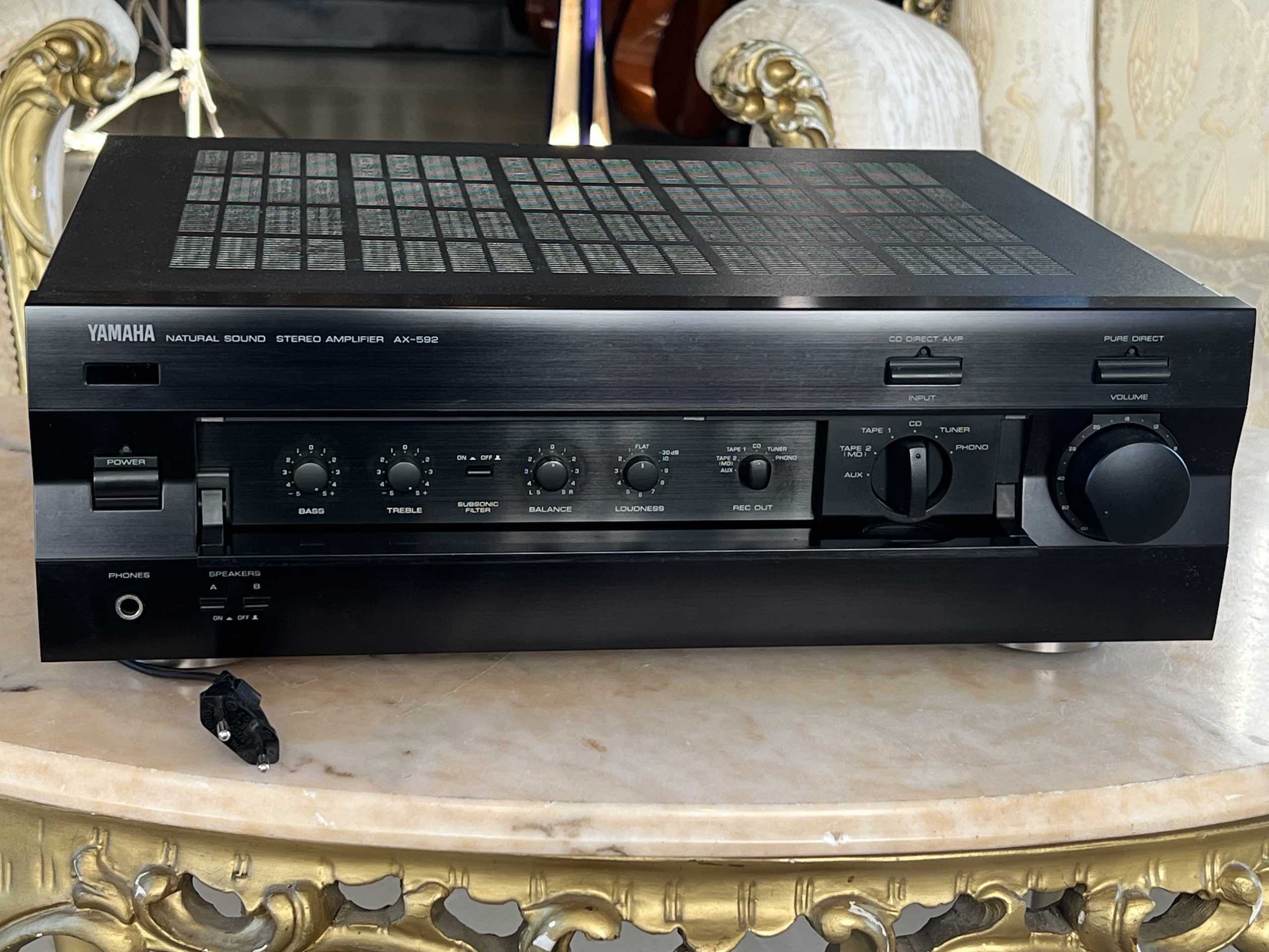 Yamaha Natural Sound Stereo Amplifier AX-592 - immagine 2