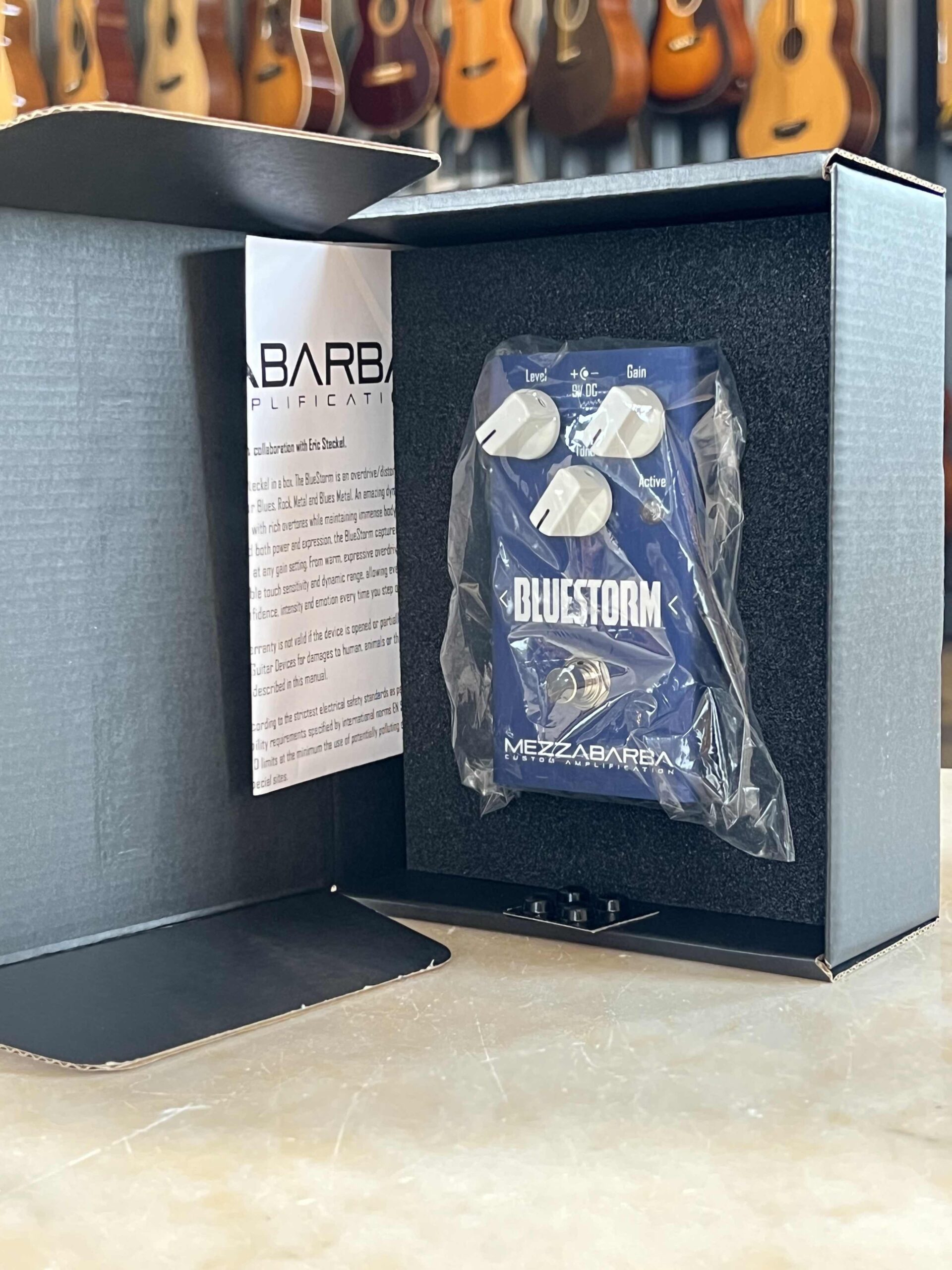 Mezzabarba BlueStorm - Overdrive / Distortion - Eric Steckel Signature Pedal - immagine 5