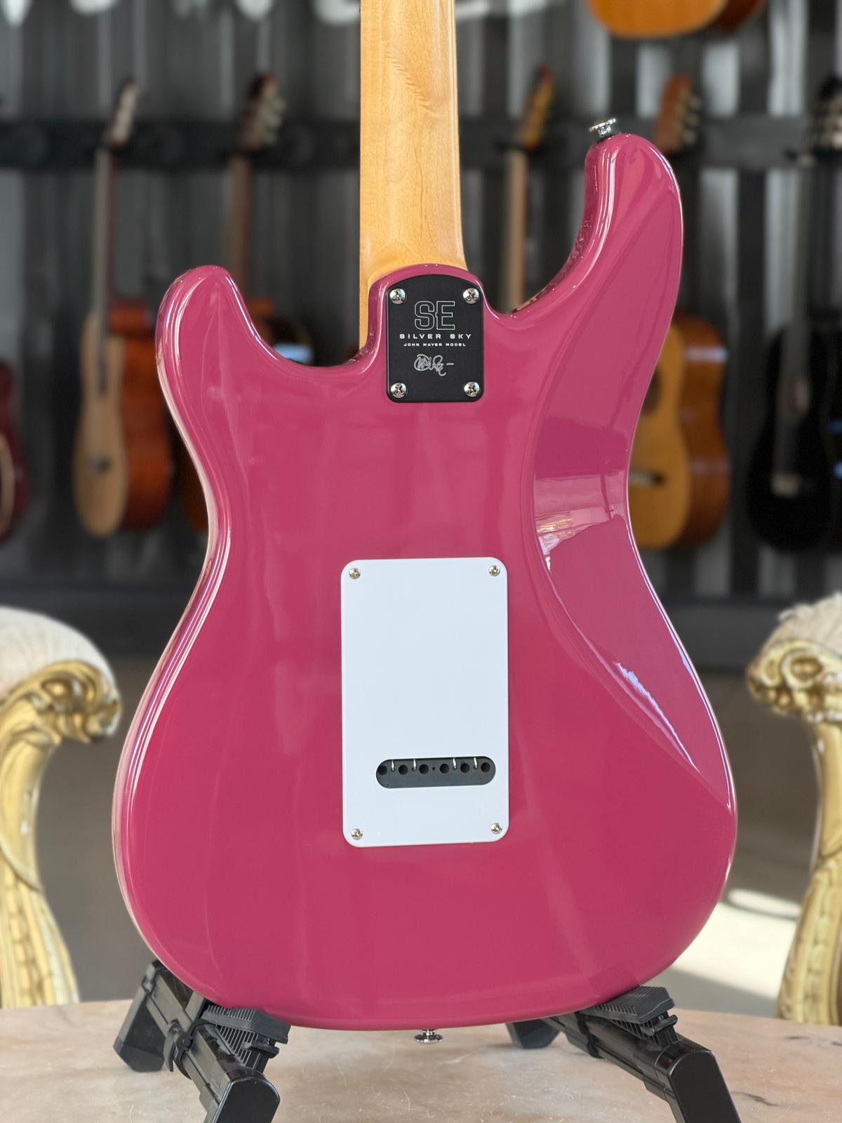 PRS SE Silver Sky RW Dragon Fruit - immagine 3