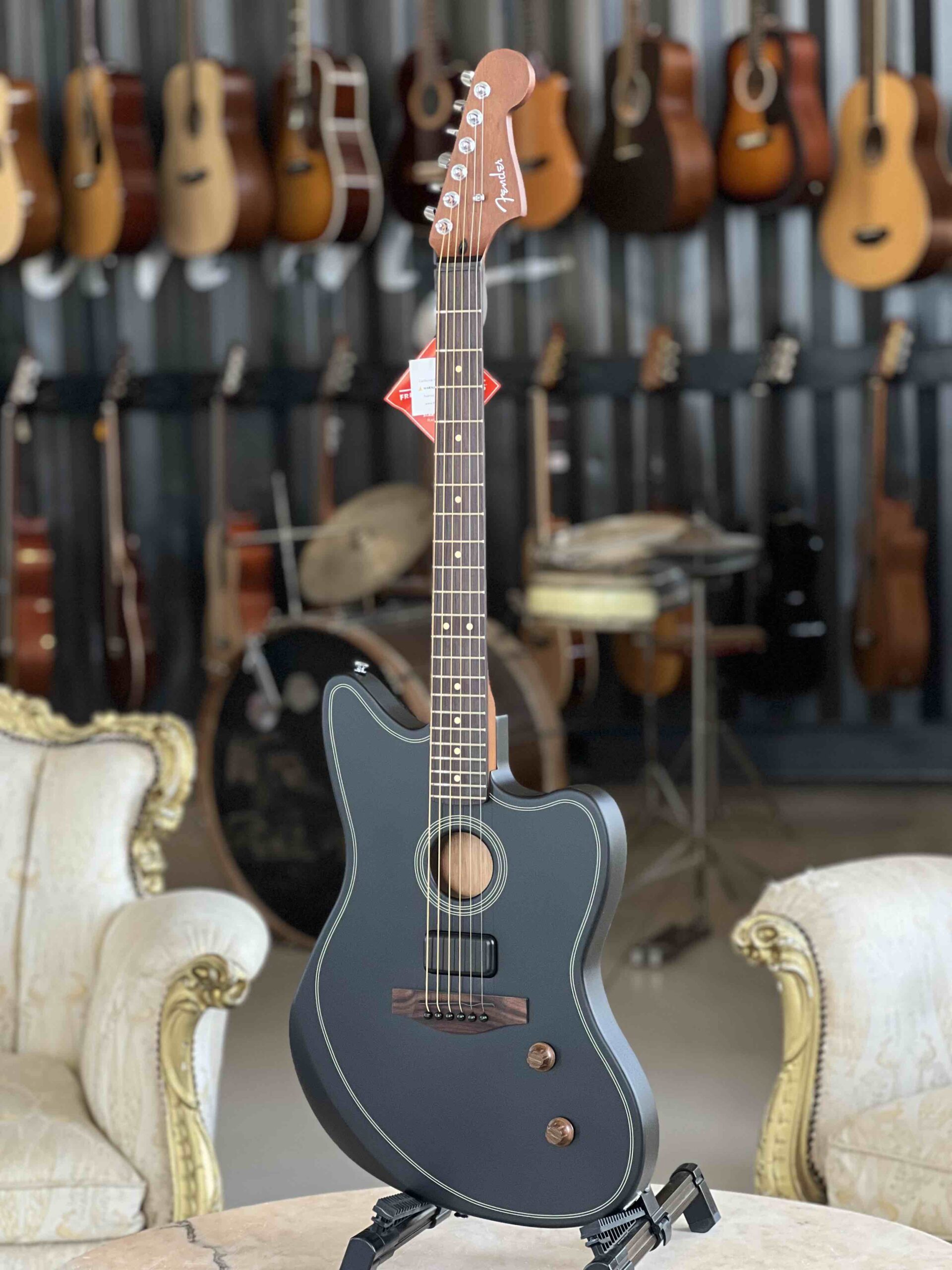 FENDER Acoustasonic Standard Jazzmaster Black