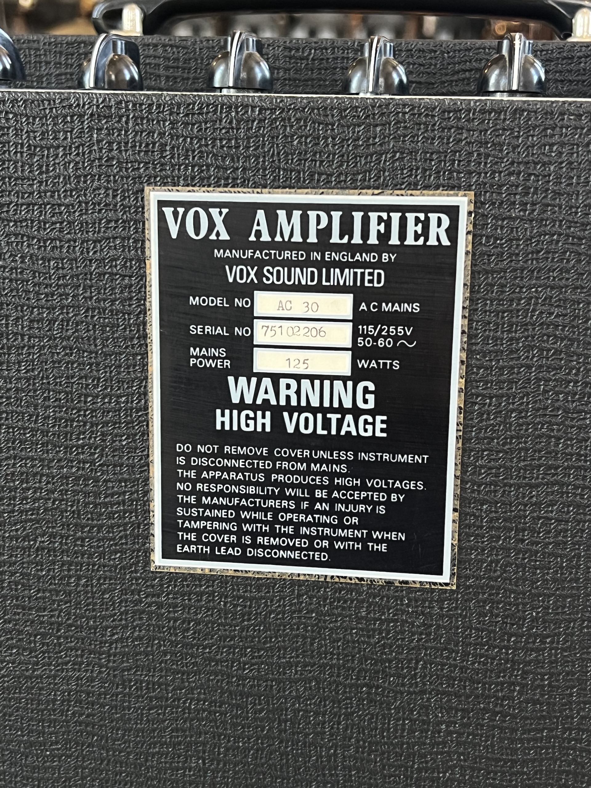 VOX AC30 Top Boost - 1975 - immagine 9