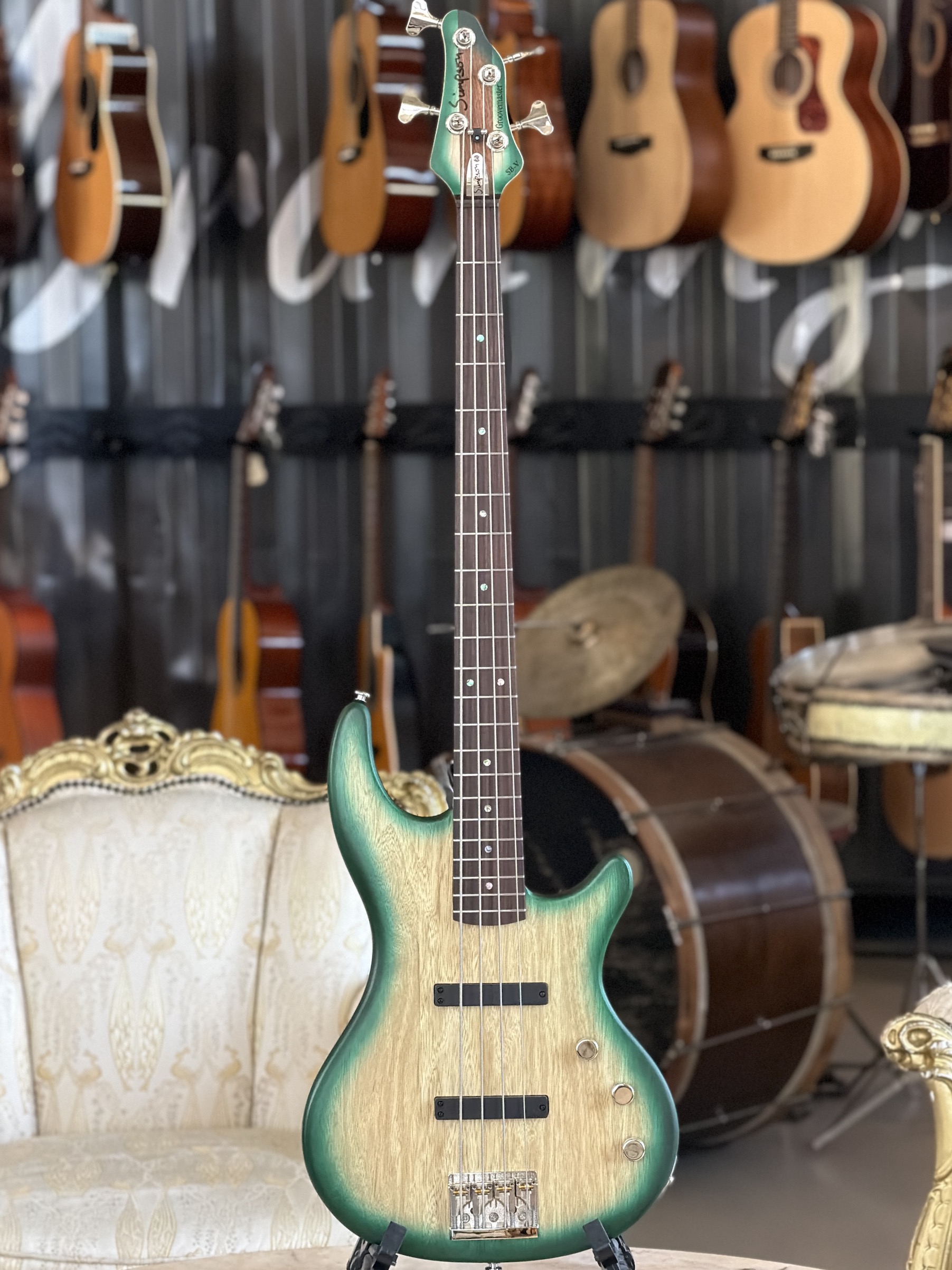 Simpson Bass SBV-Groovemaster - EVO Green sunburst