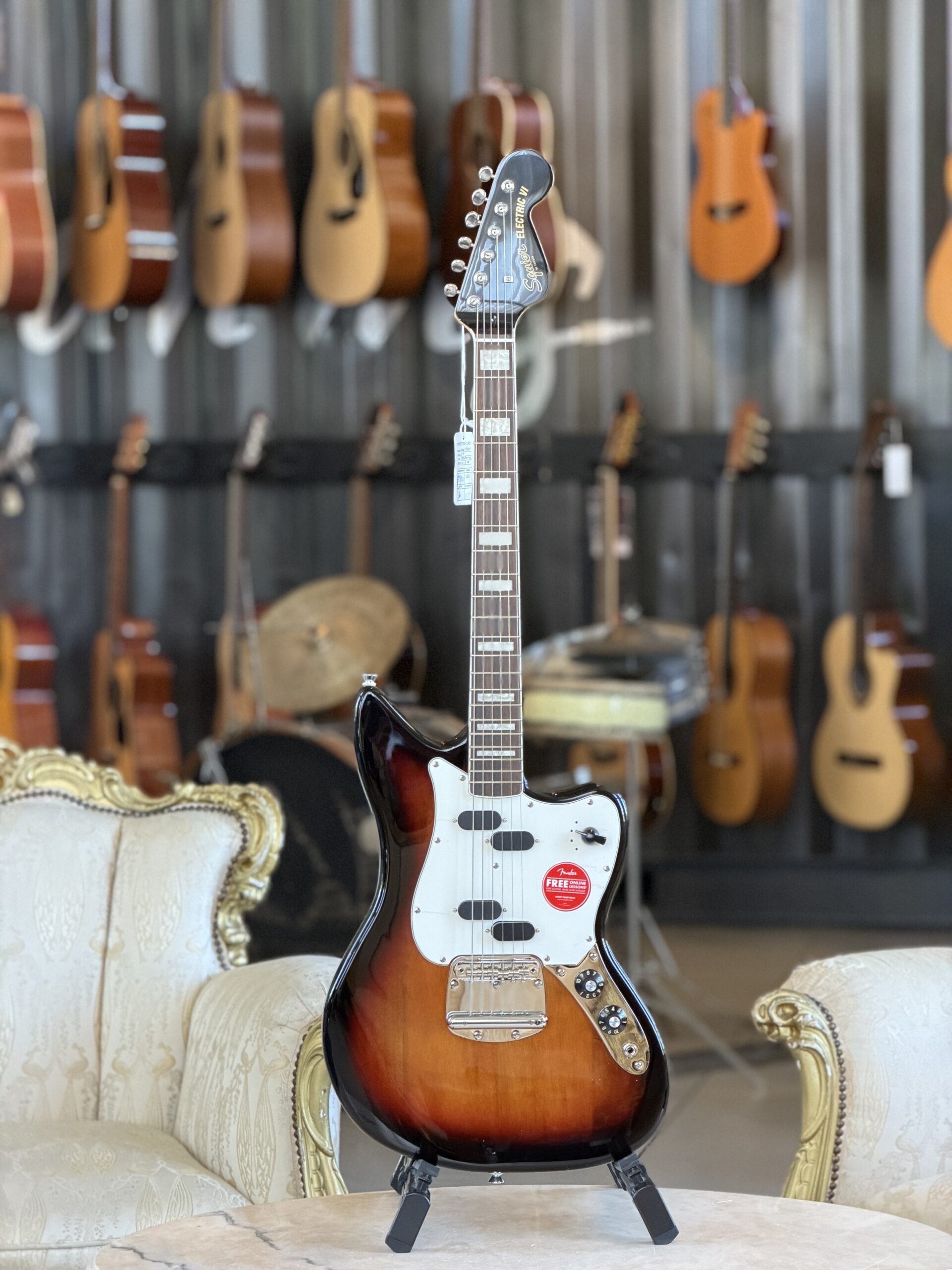 SQUIER Paranormal Electric VI LRL 3C Sunburst