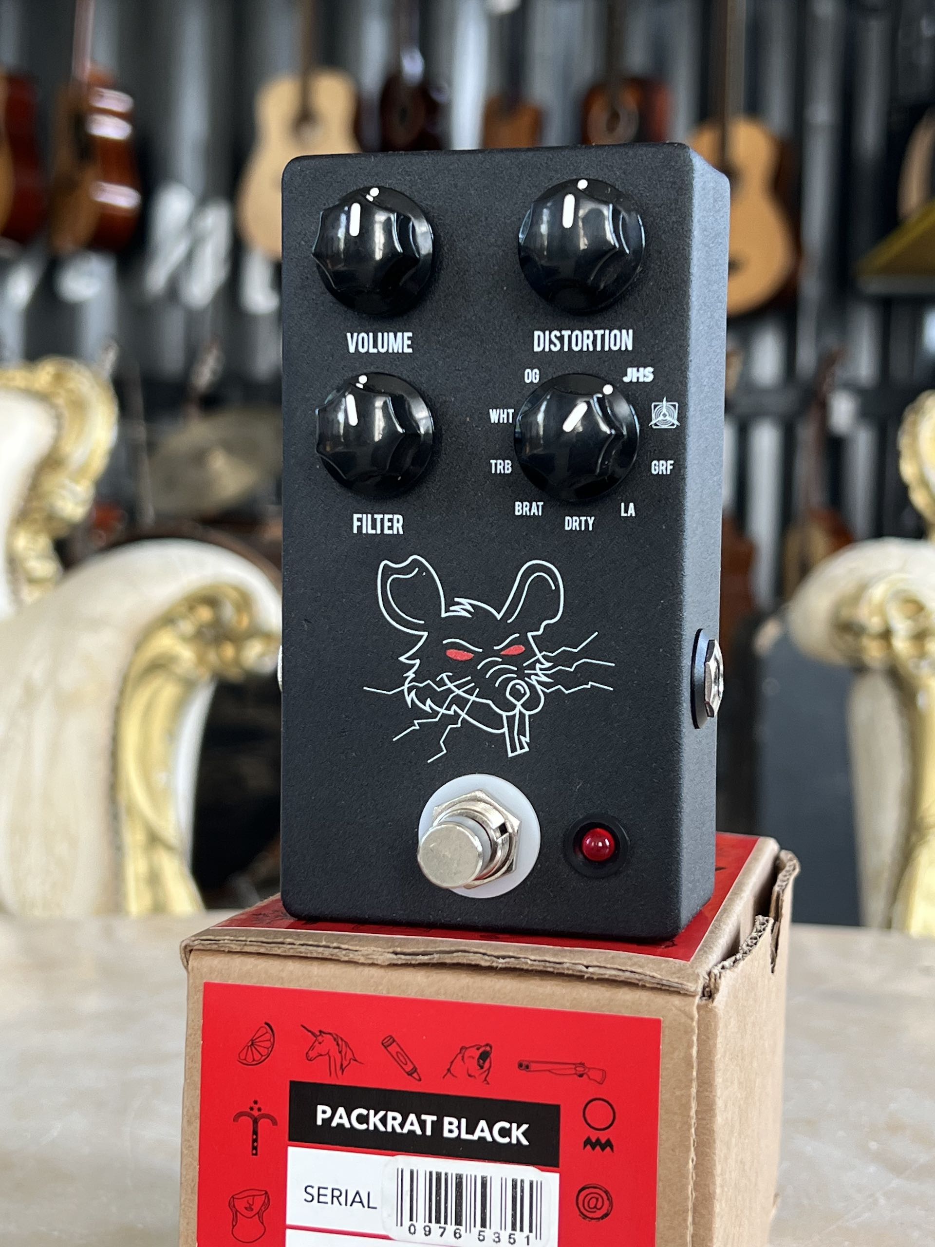 JHS Pedals Packrat Black