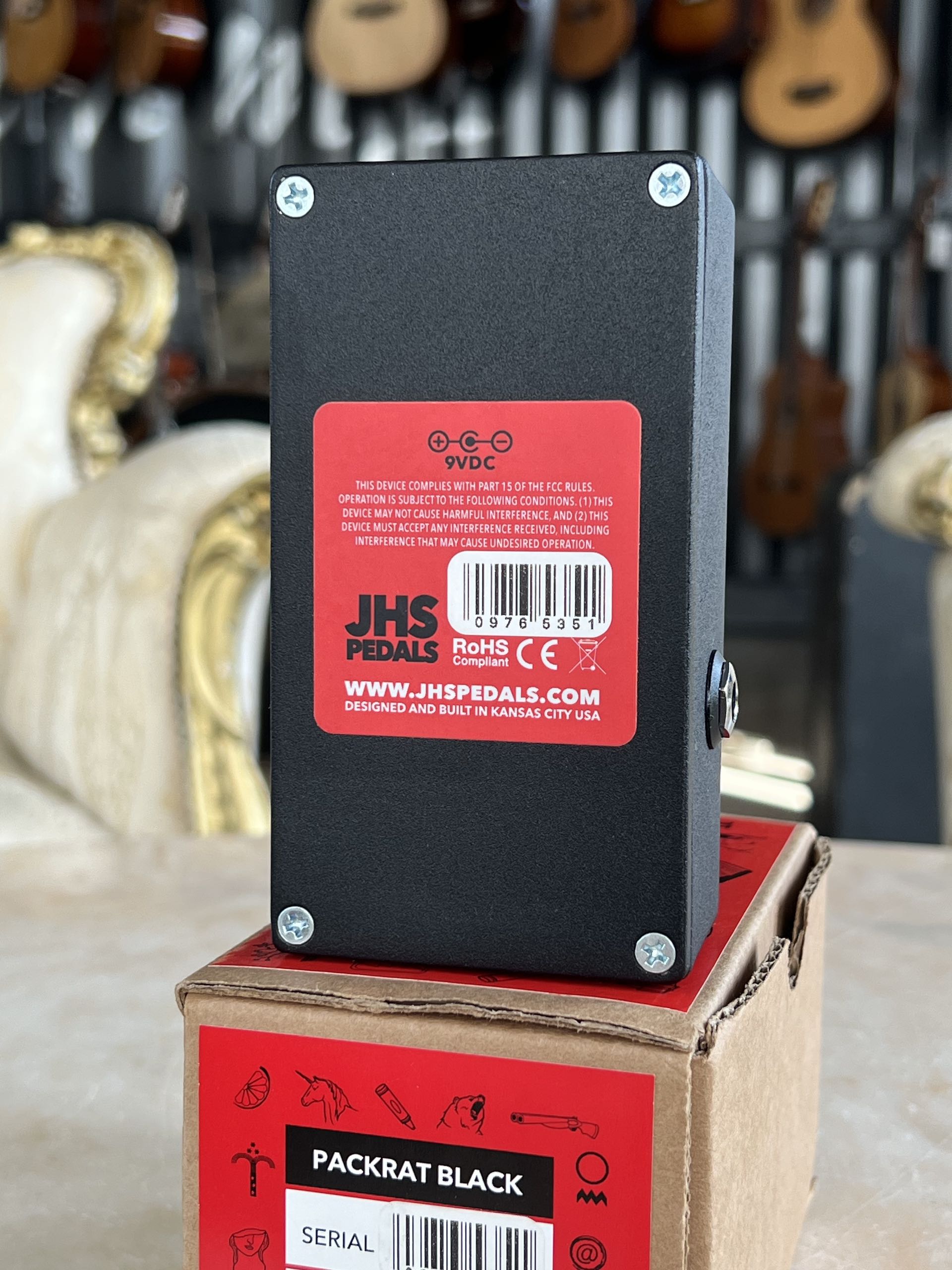JHS Pedals Packrat Black - immagine 2