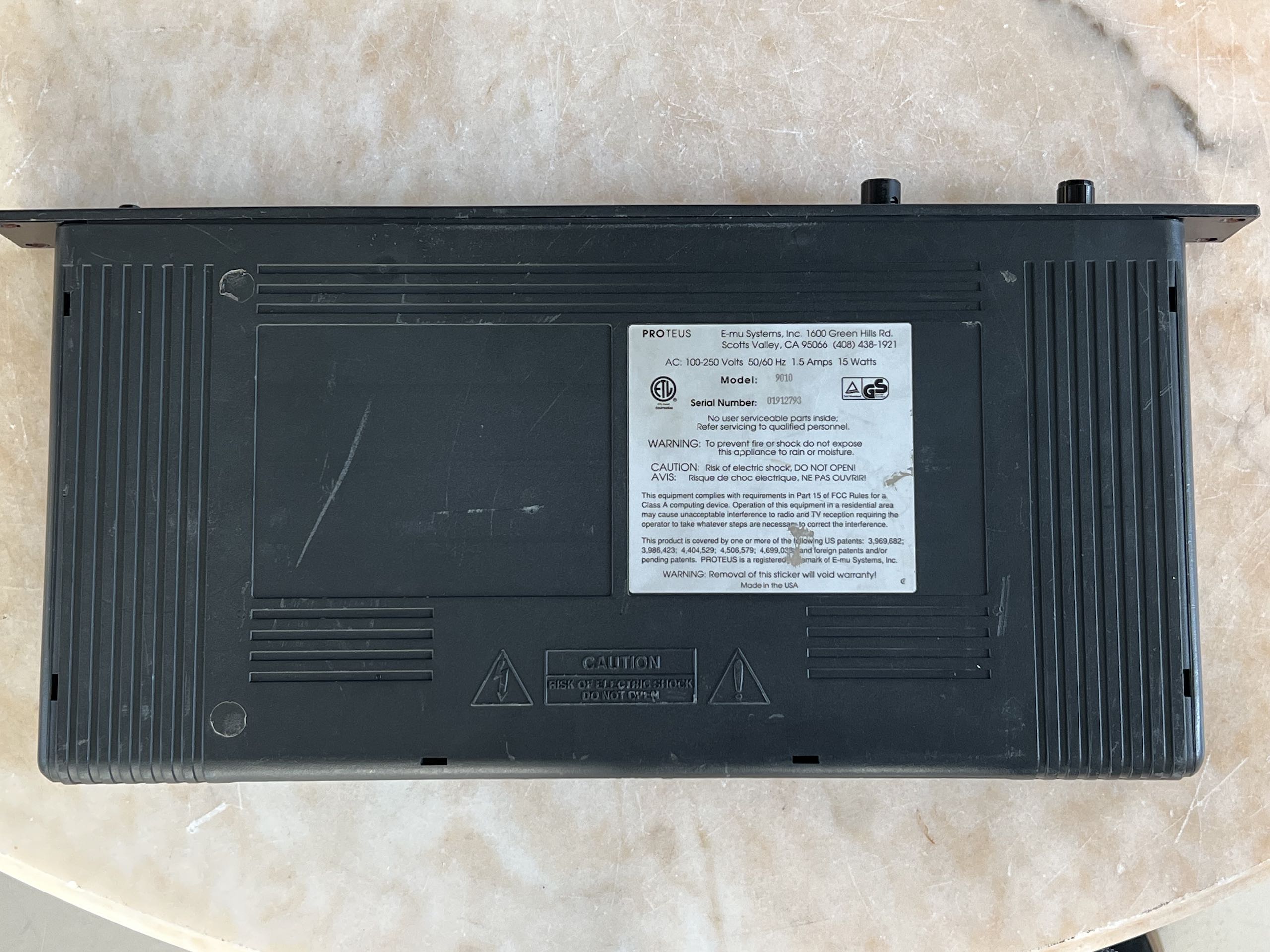 E-mu System, Inc. - PROTEUS/1 - Model 9010 - 16 Bit Multi Timbral Digital Sound Module - immagine 4