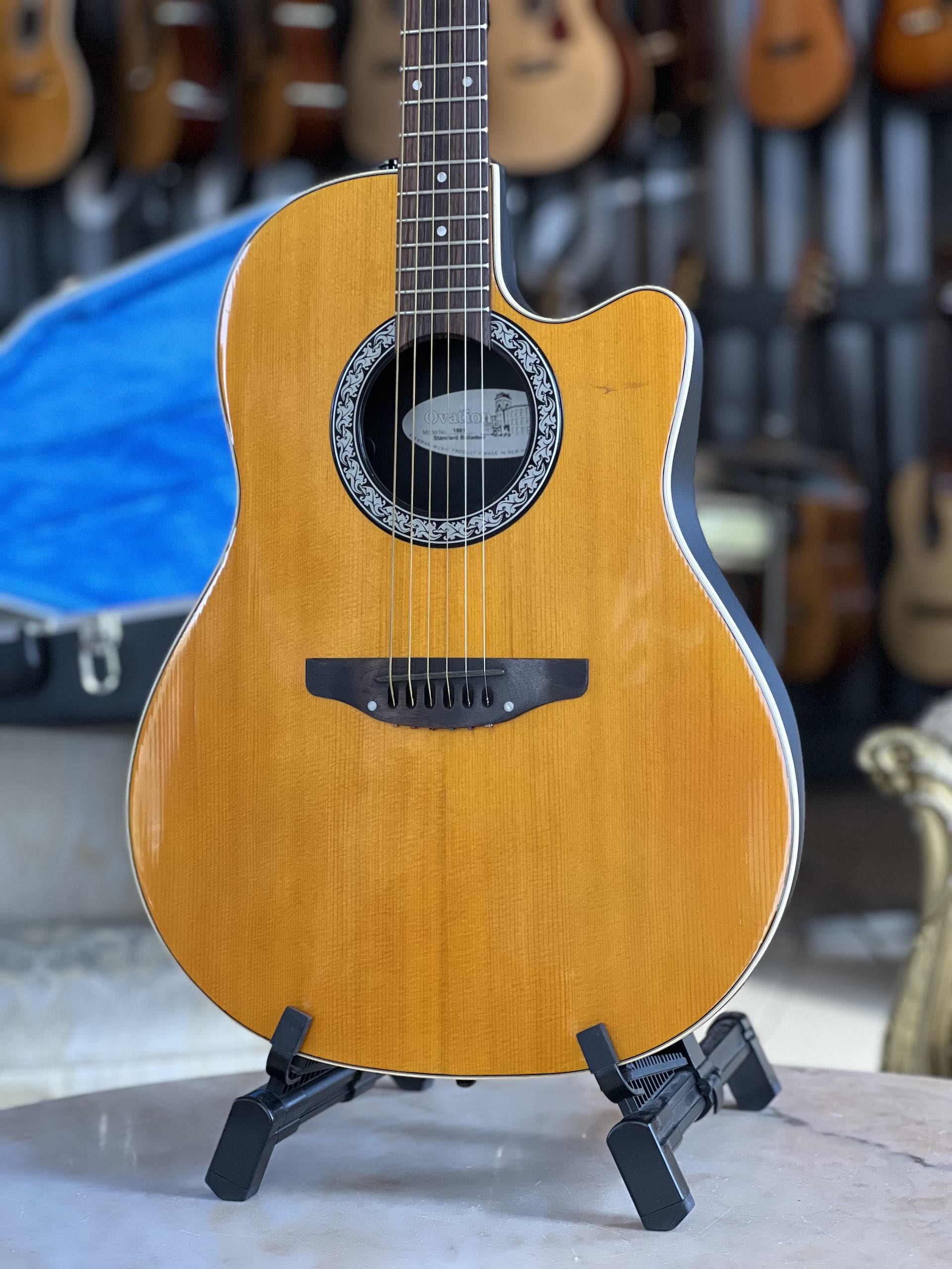 Ovation 1861 Standard Balladeer - 1994 Natural - immagine 2