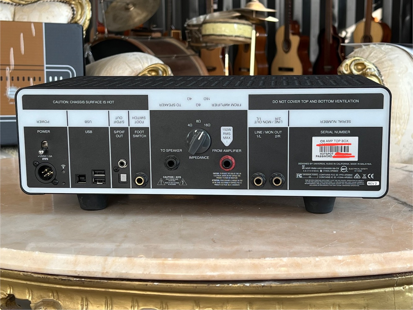 UNIVERSAL AUDIO UAFX OX Amp Top Box - immagine 5