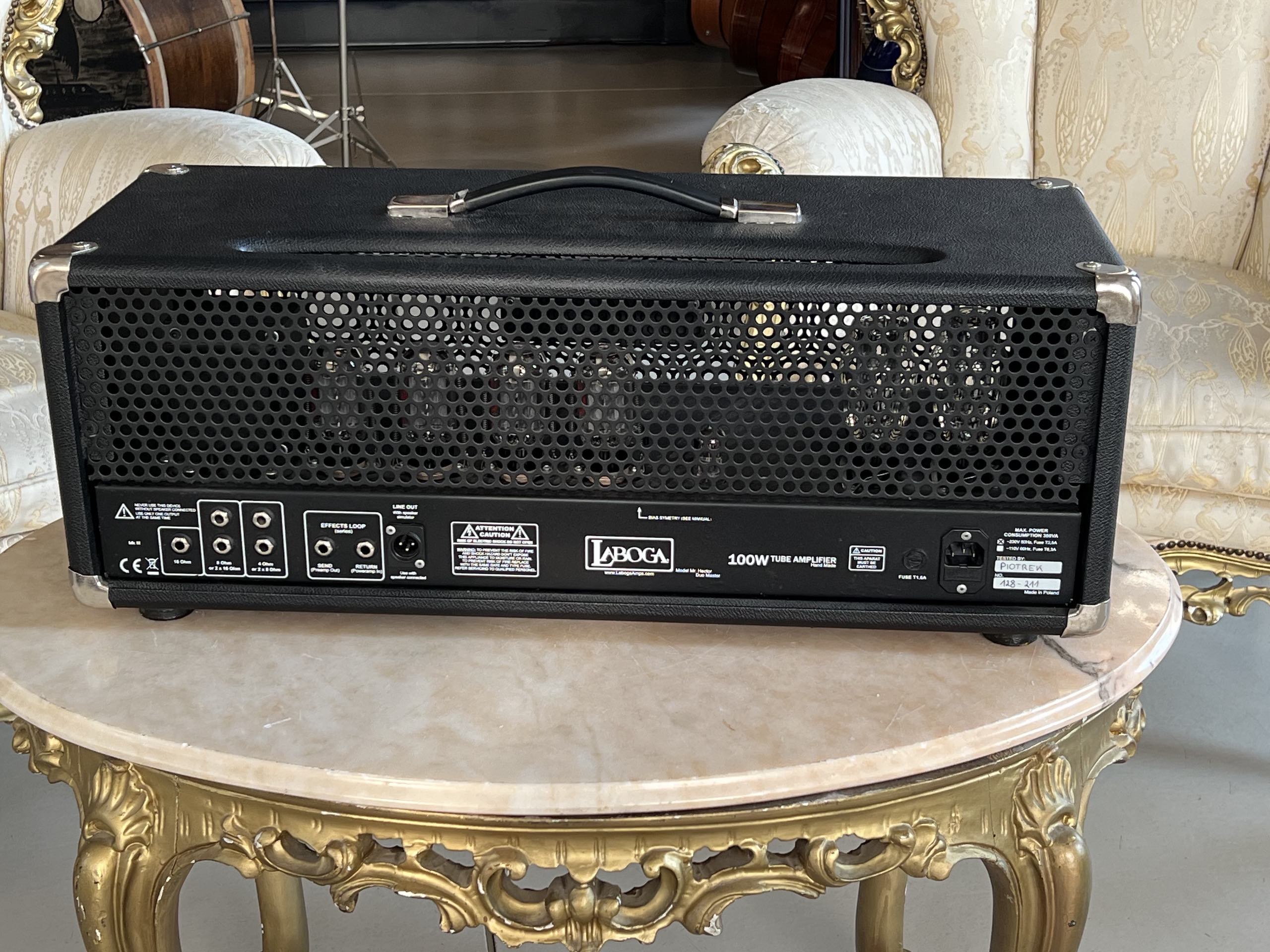Laboga Mr. Hector Duo Master MKIII – 100/50W All-Tube High-Gain Head – Made in Poland - immagine 6