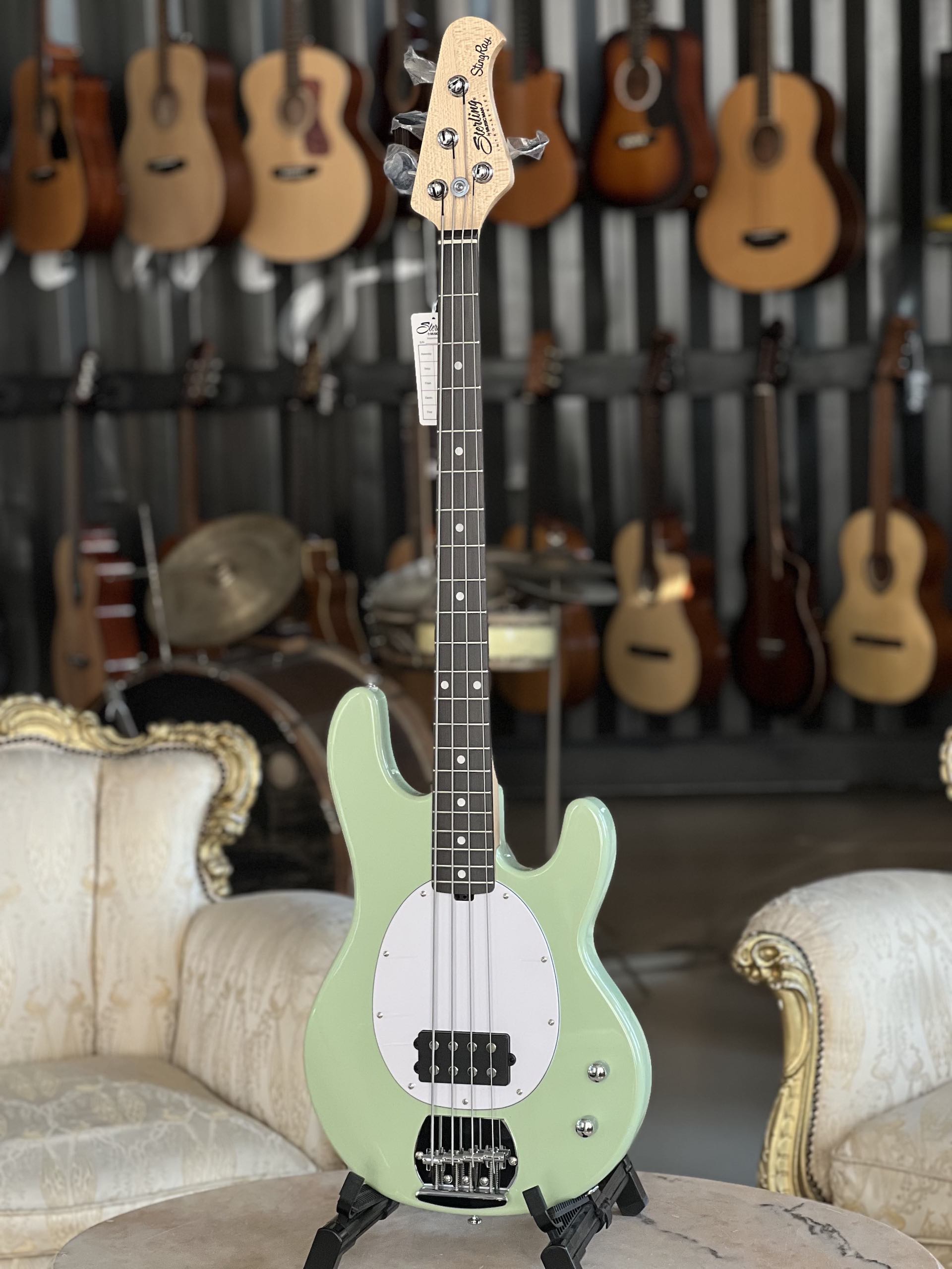 STERLING BY MUSIC MAN Stingray Ray2 Misty Green