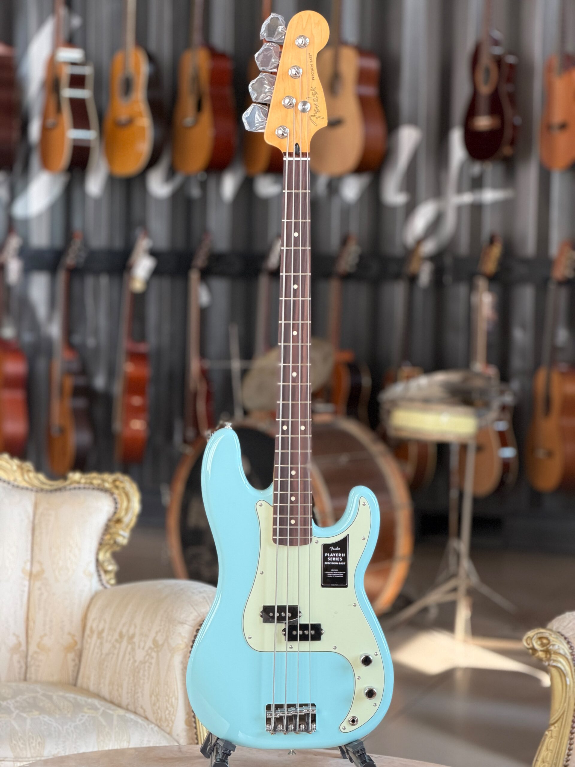 Fender 75th Anniversary Player II Precision Bass - Daphne Blue
