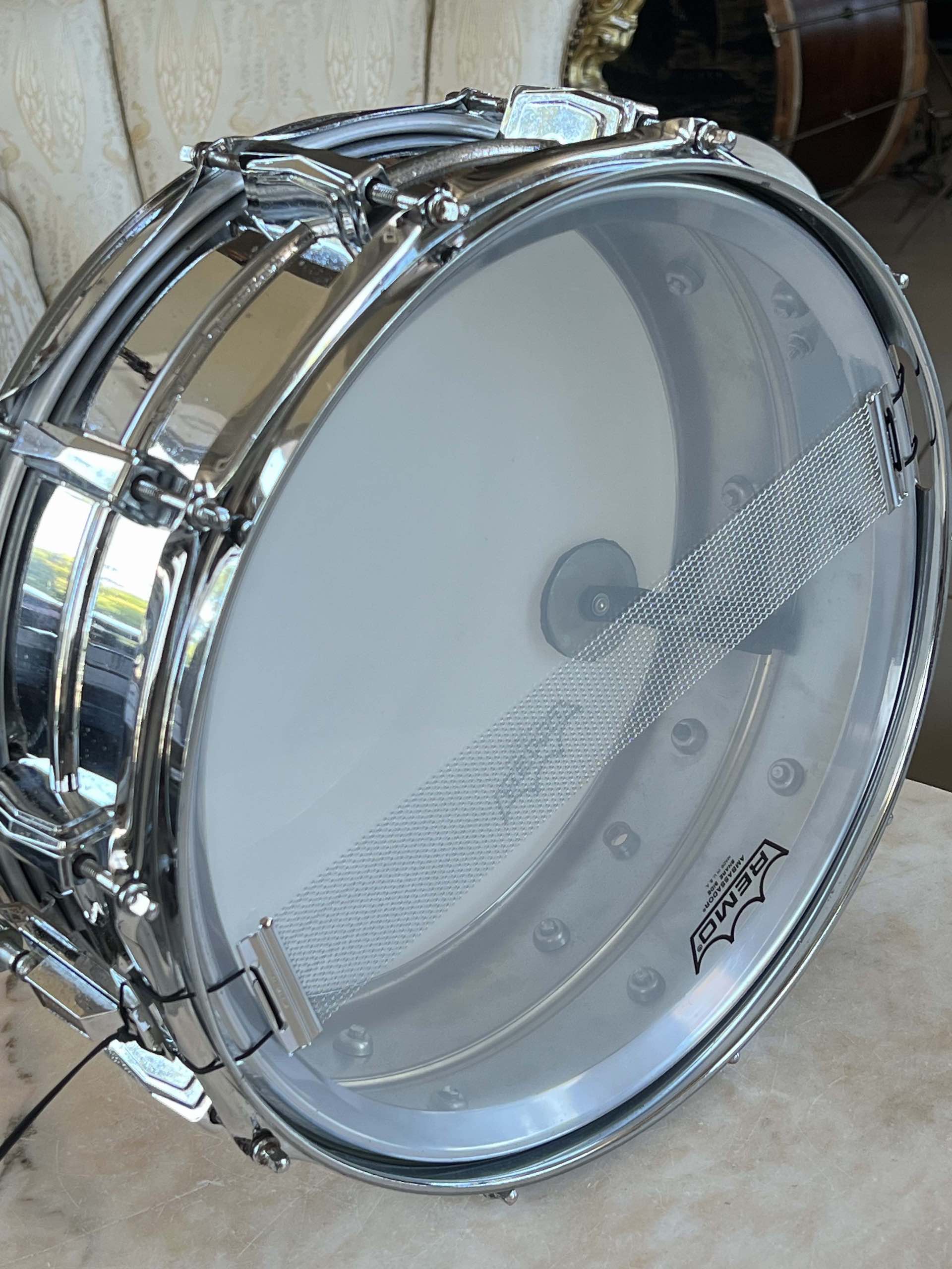 Ludwig Blue Olive Badge Supraphonic 14x5 1970 - immagine 7