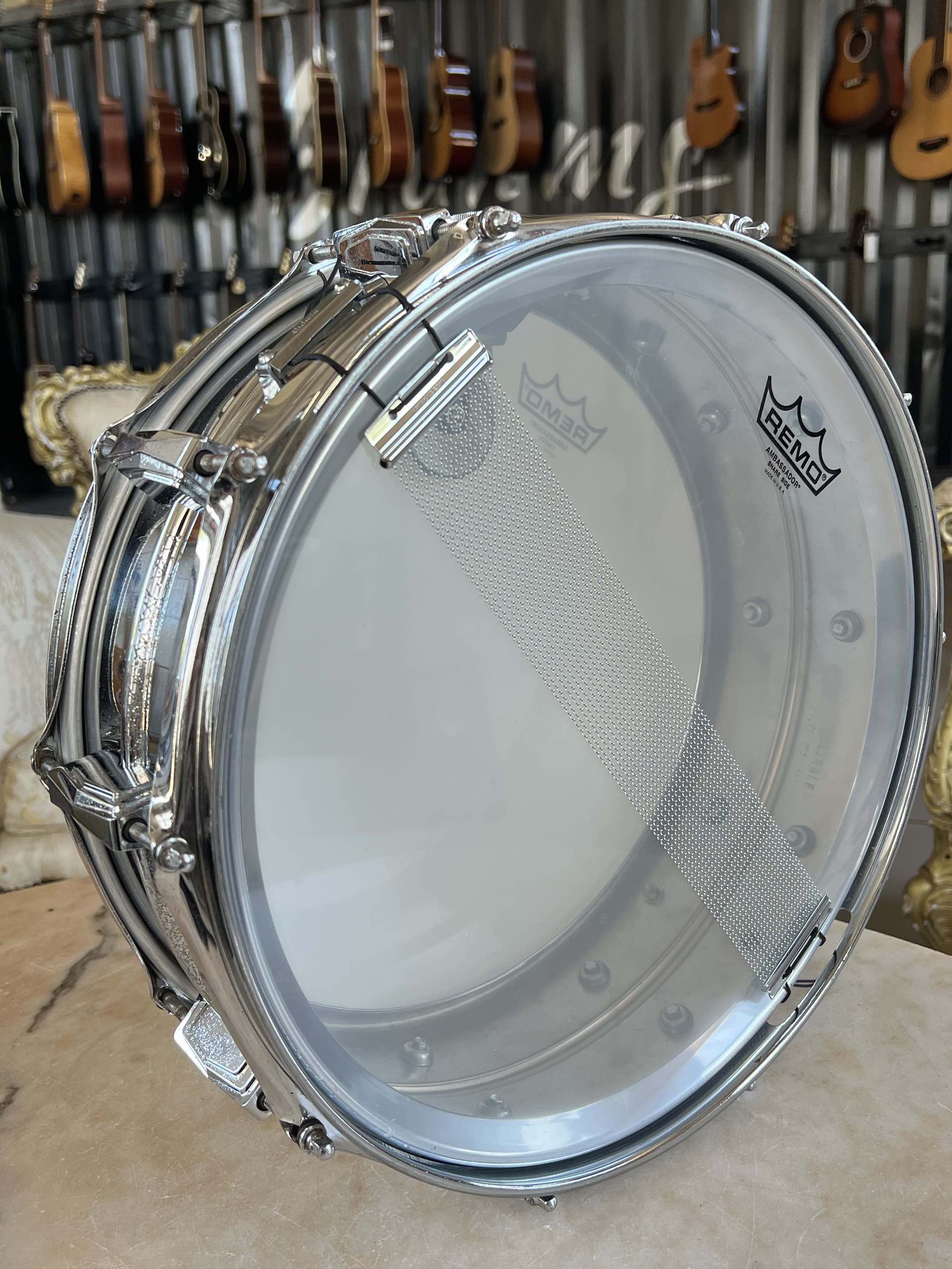 Ludwig Blue Olive Badge Supraphonic 14x5 1970 - immagine 10