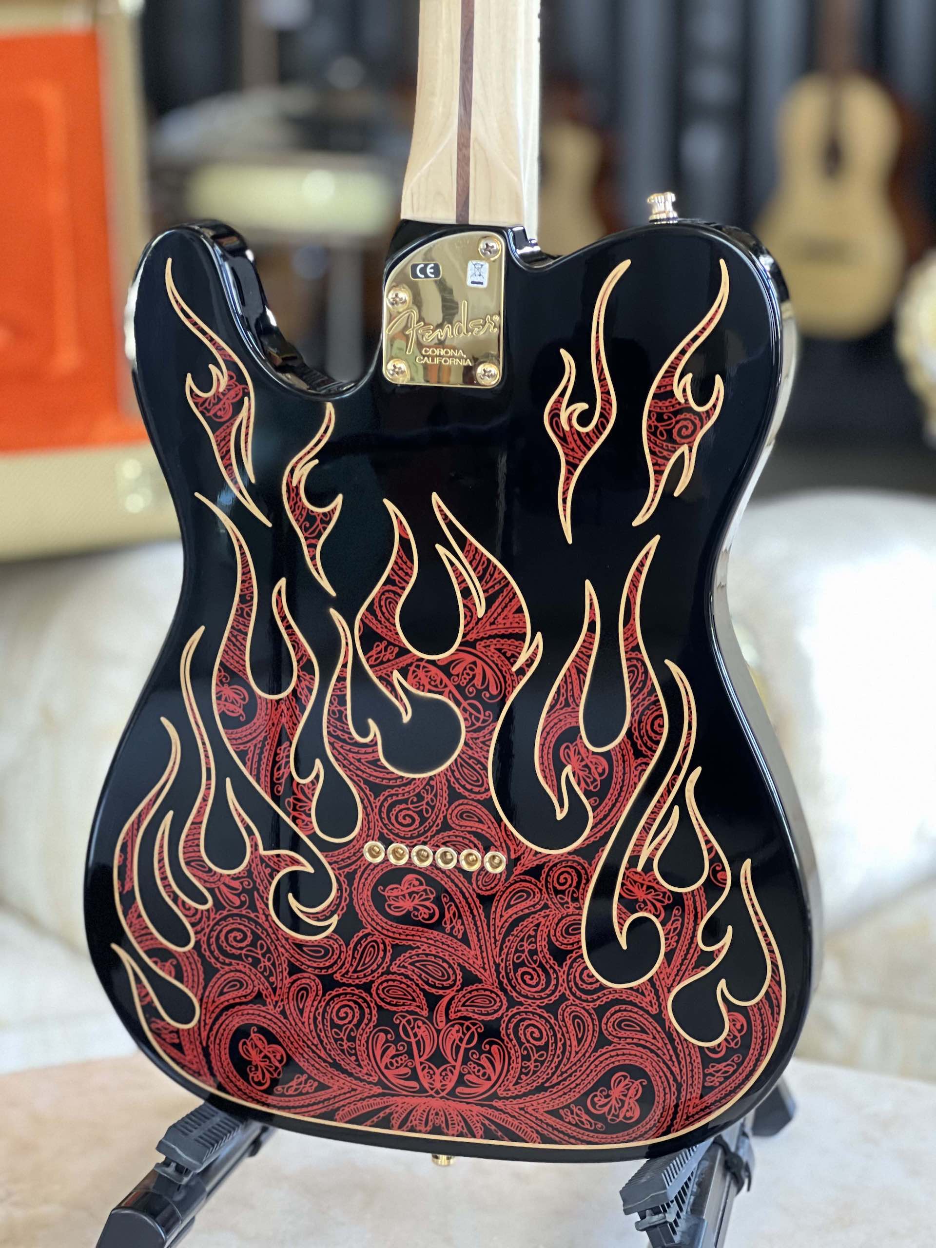 Fender James Burton Signature Telecaster - Red Paisley Flames - immagine 9