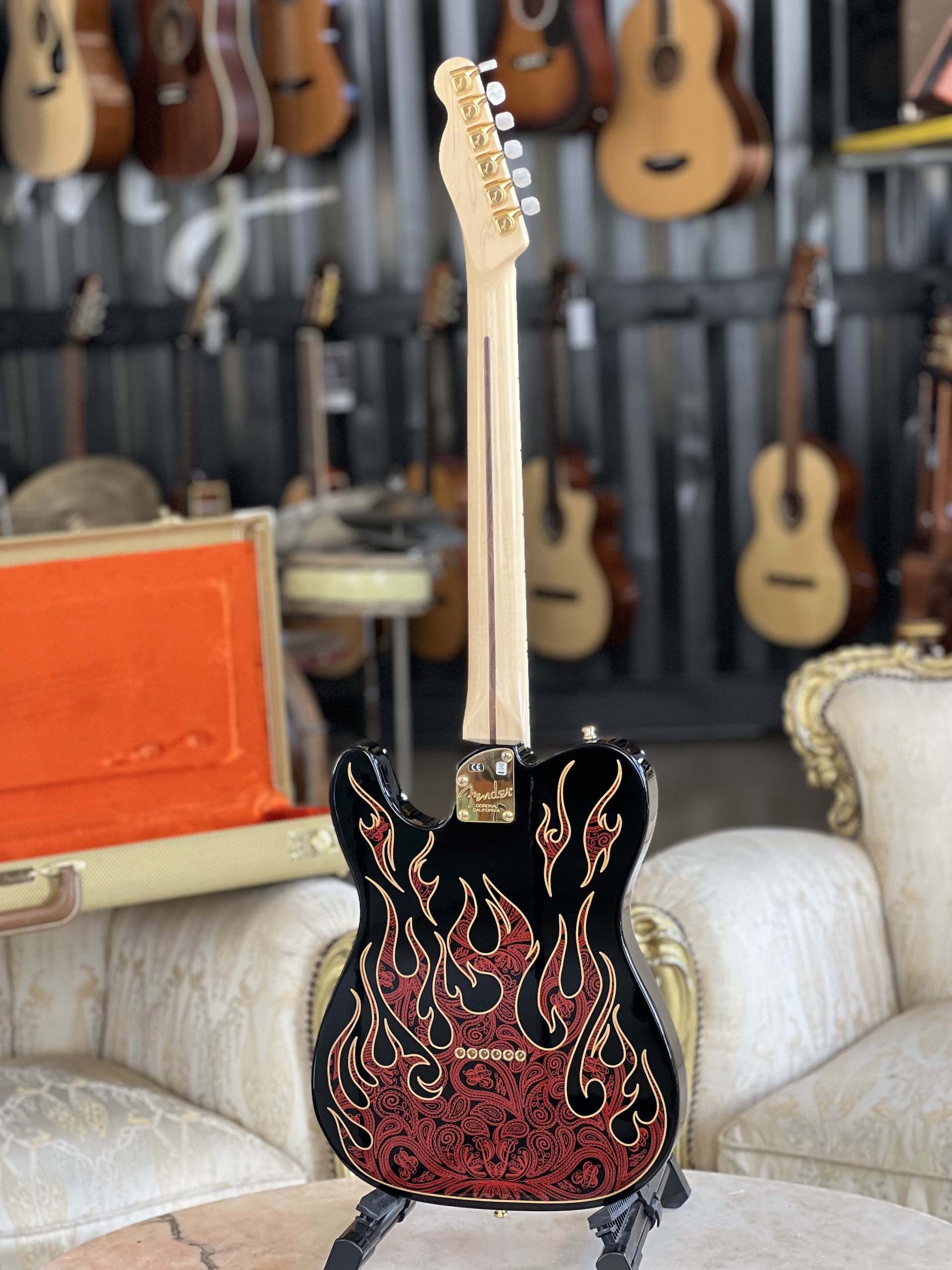 Fender James Burton Signature Telecaster - Red Paisley Flames - immagine 10