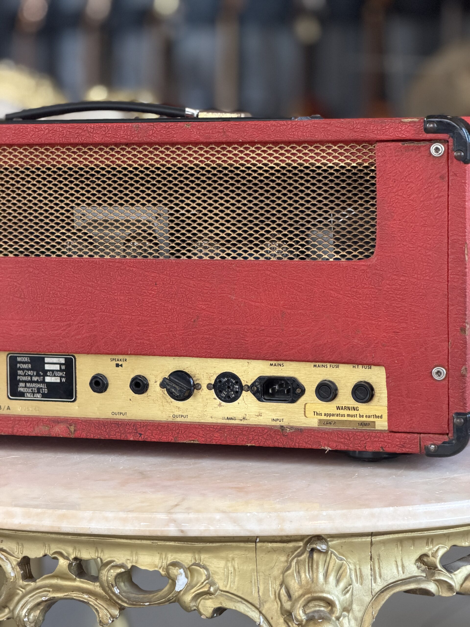 Marshall JMP SuperBass 100w anno 1979 Red Tolex - immagine 7