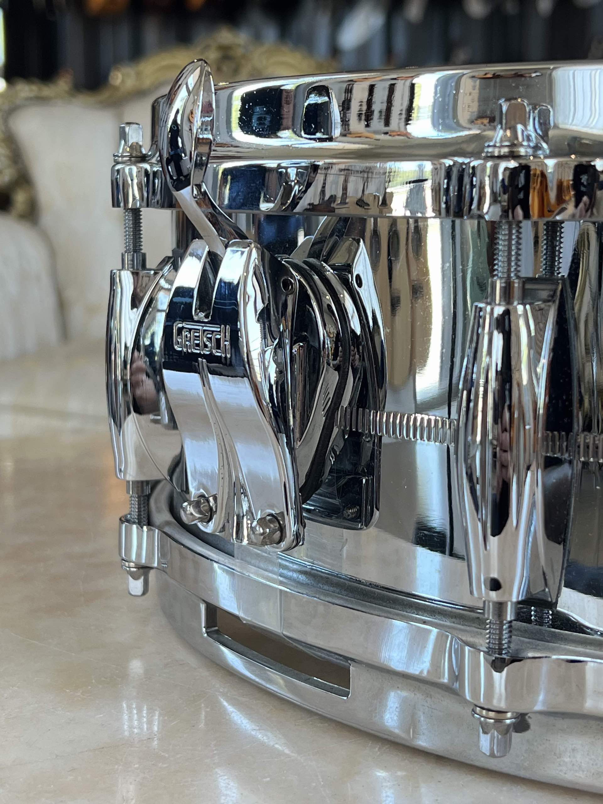 Gretsch Drums Usa Custom 14x05 Chrome over Brass - immagine 3