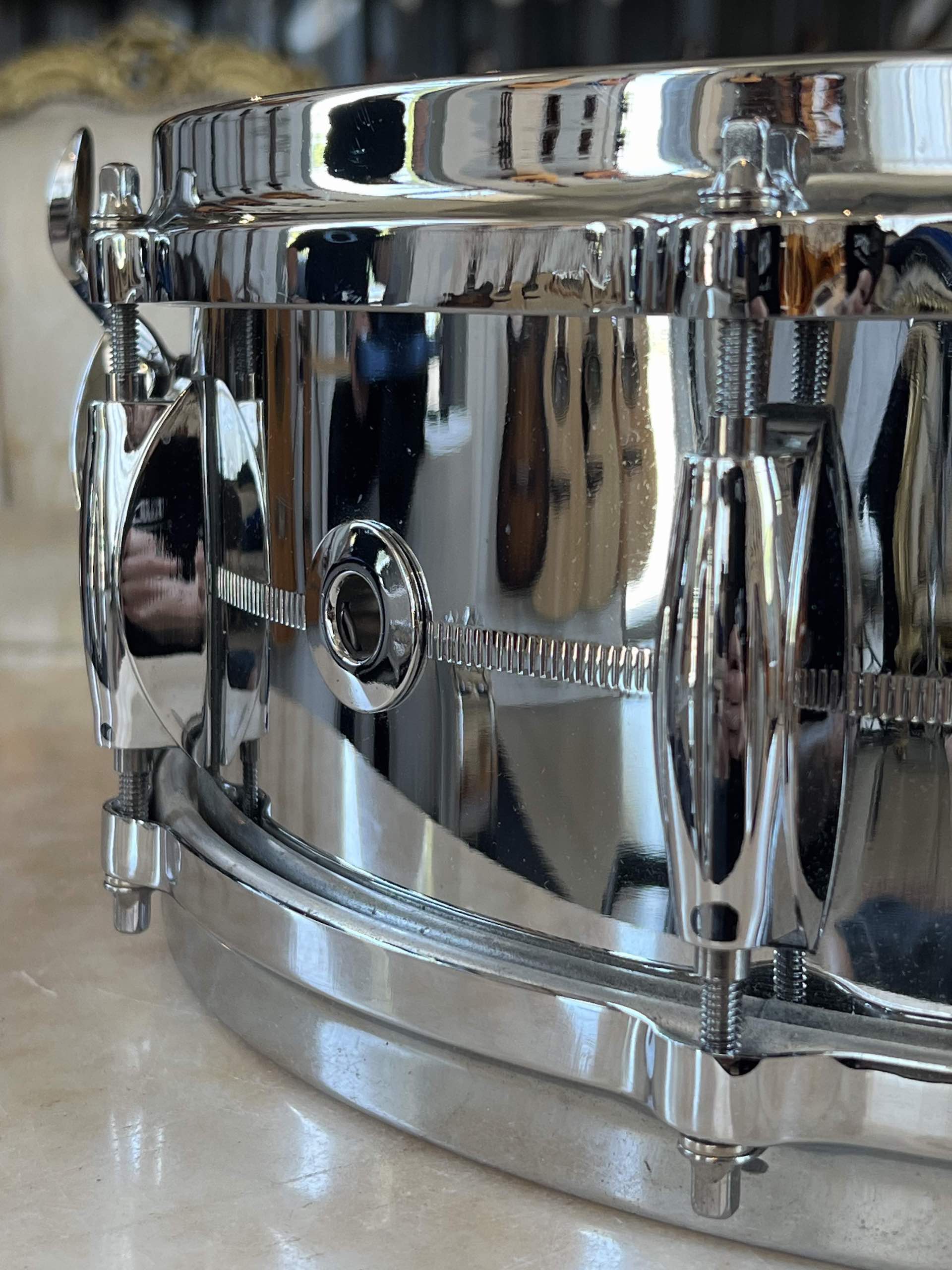 Gretsch Drums Usa Custom 14x05 Chrome over Brass - immagine 4
