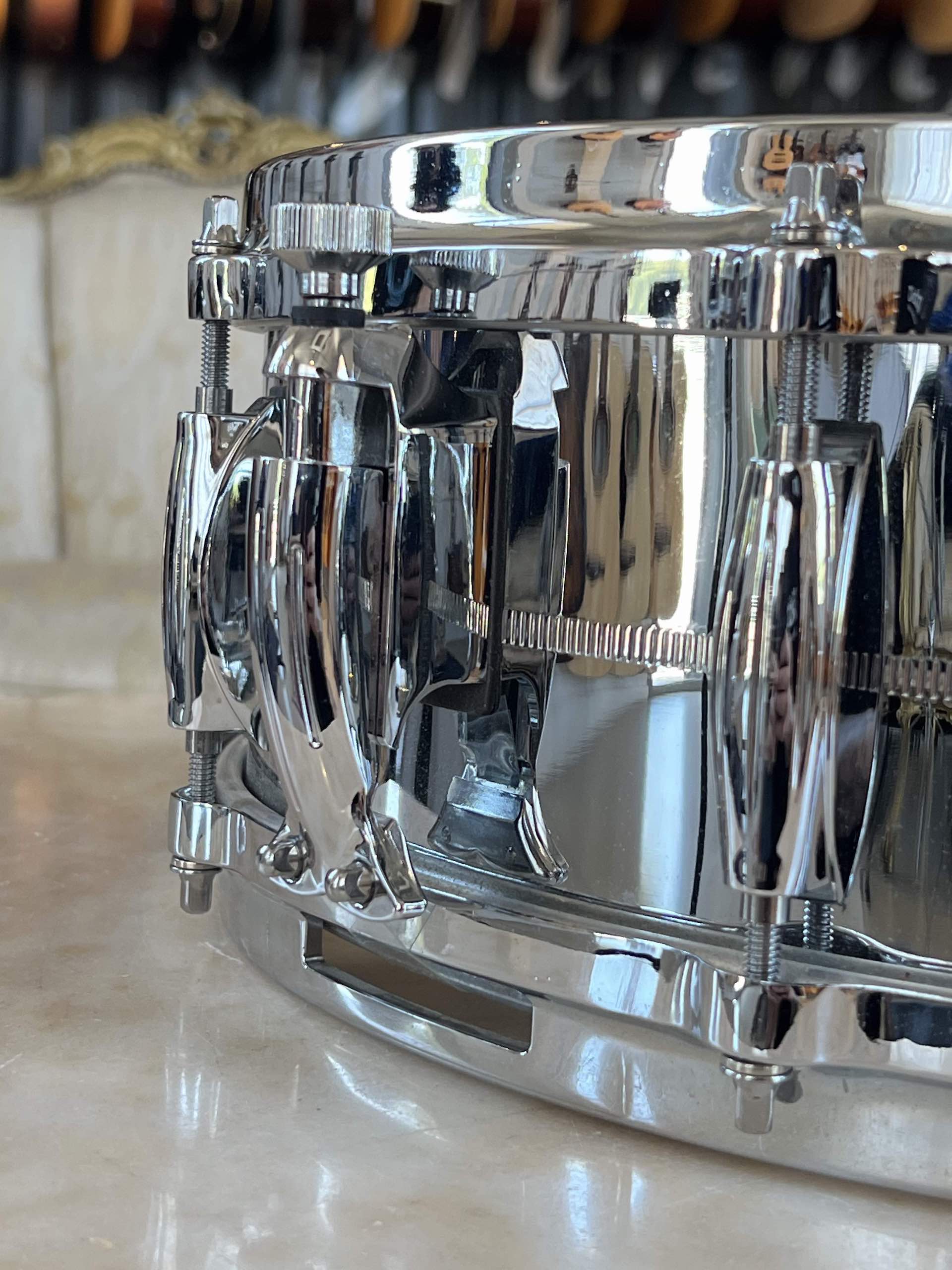 Gretsch Drums Usa Custom 14x05 Chrome over Brass - immagine 5