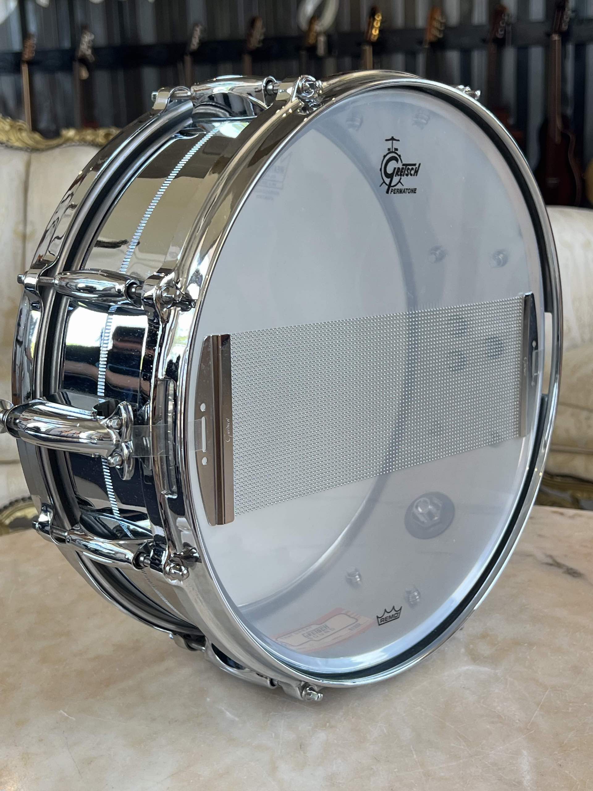 Gretsch Drums Usa Custom 14x05 Chrome over Brass - immagine 6
